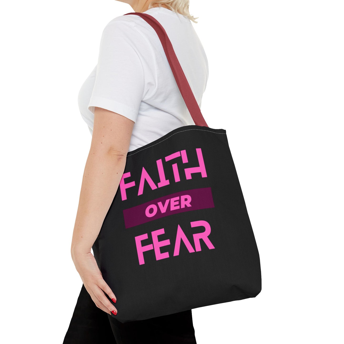 Faith over Fear Tote Bag
