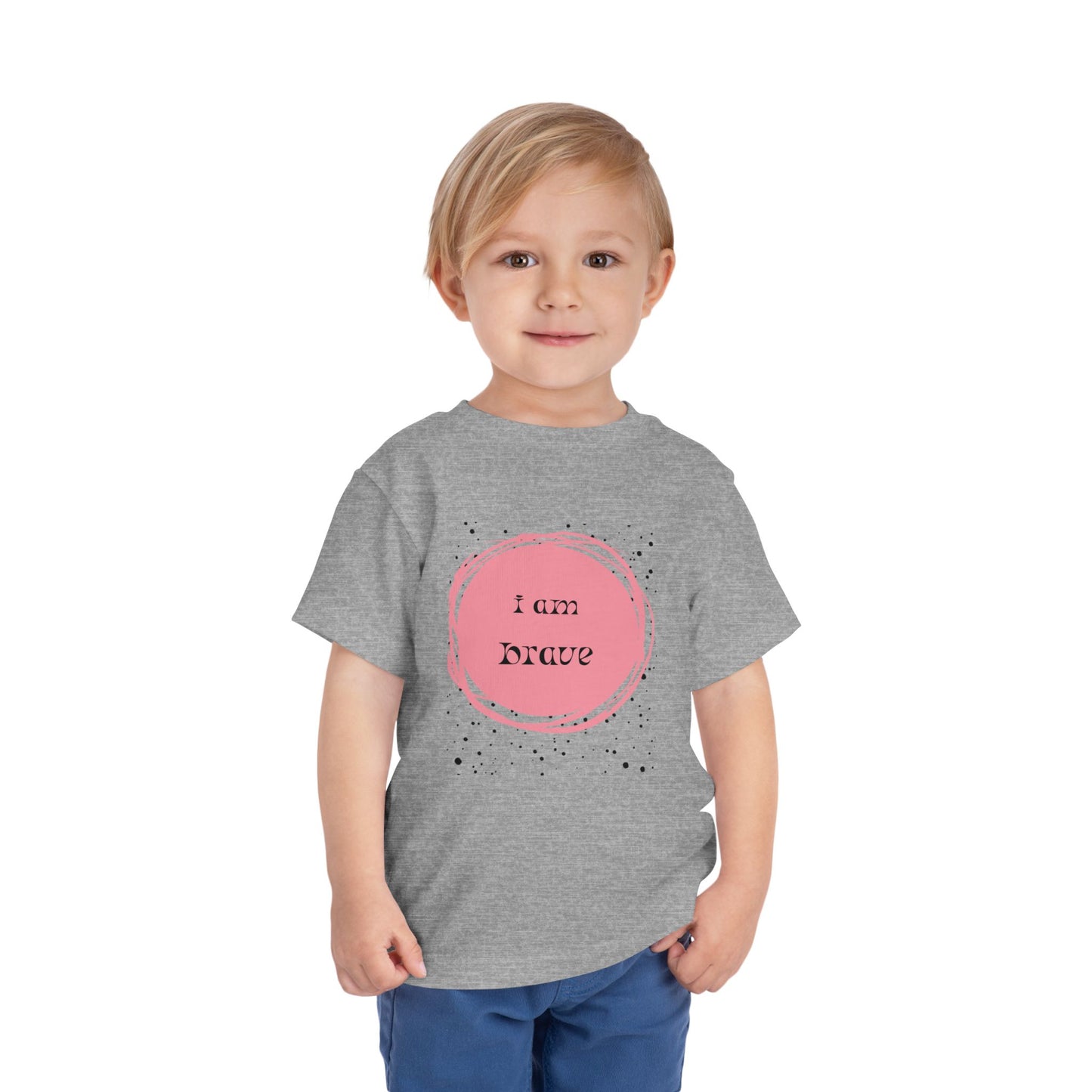 Brave Toddler Tee - I Am Brave Kids T-Shirt