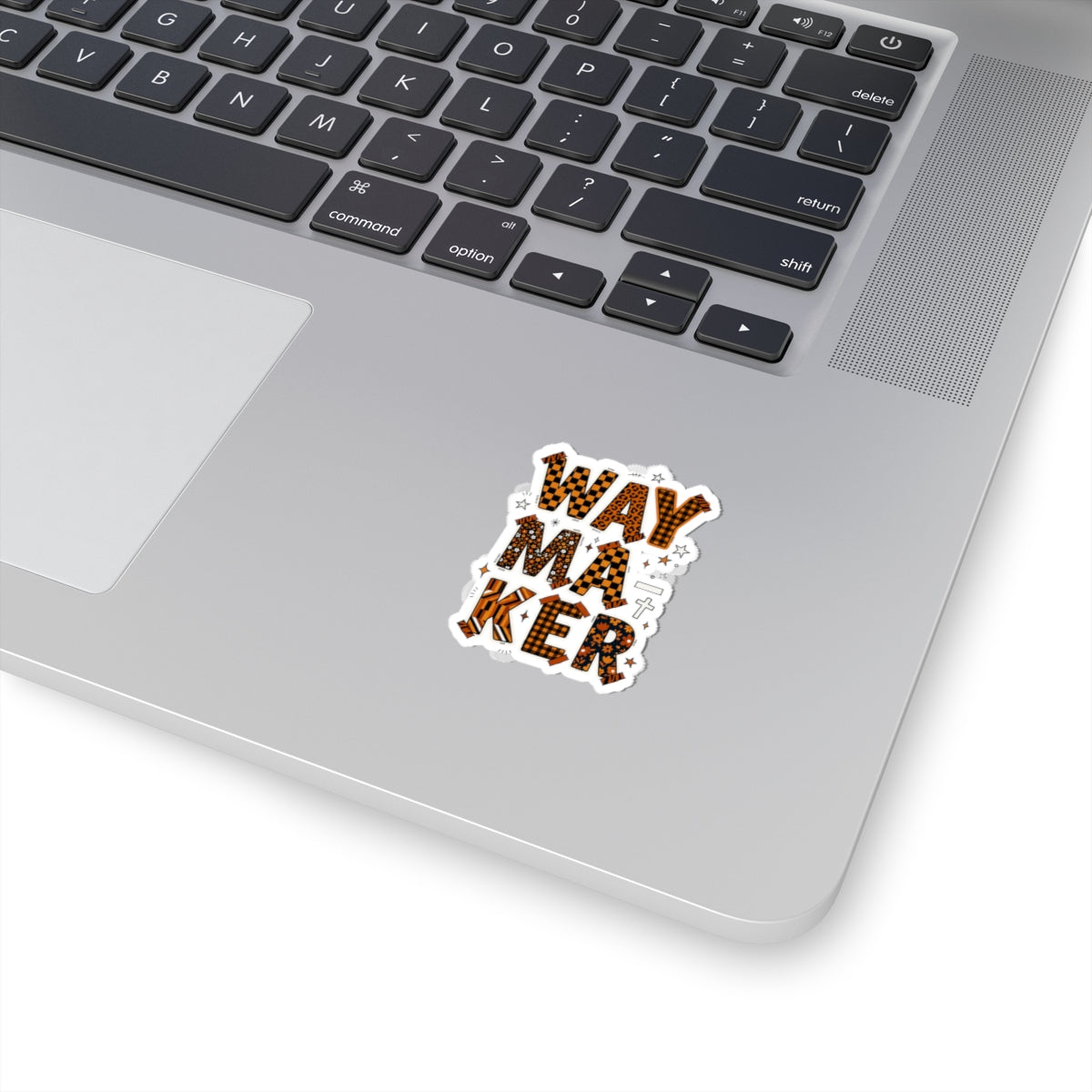 Waymaker Sticker | Christian faith sticker, playful mixed-font, colorful scripture style