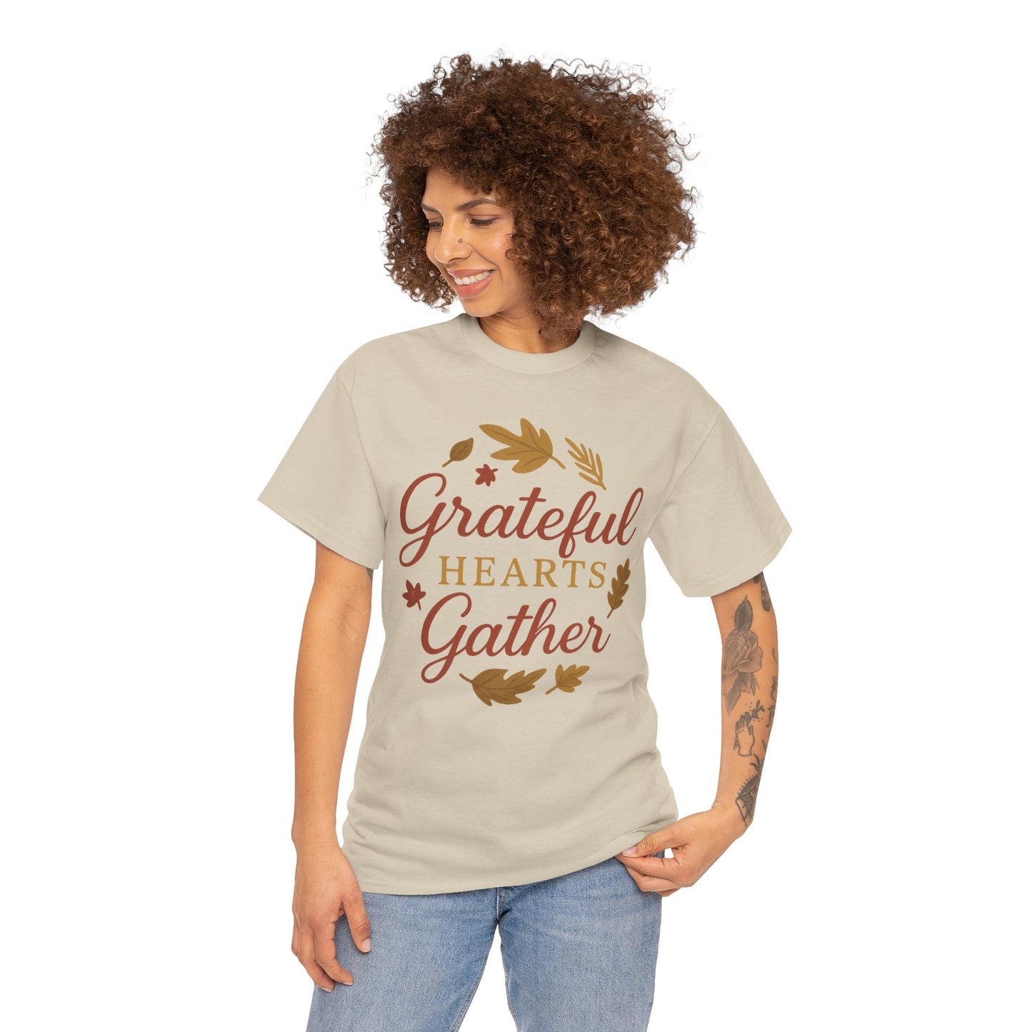 Grateful Hearts Gather Tee