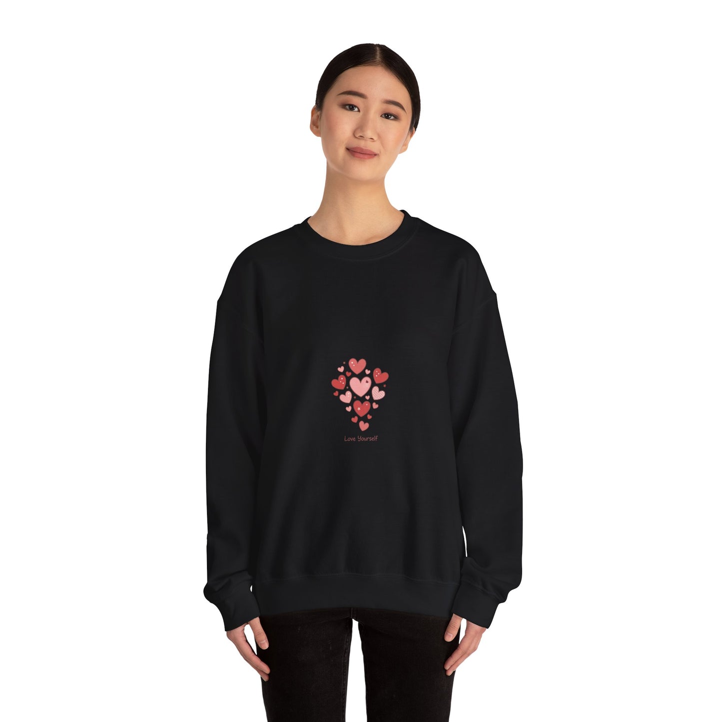 Tiny Heart Cluster Sweatshirt | tiny heart design, valentine doodle