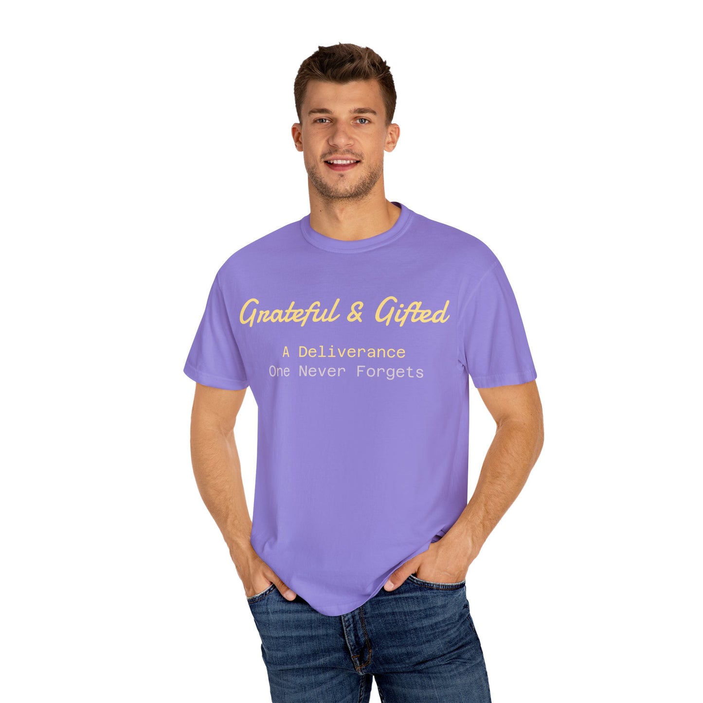 Grateful & Gifted T-Shirt | Perfect for Gratitude Celebrations, Thoughtful Gifts, Everyday Casual Wear, & Unisex Style
