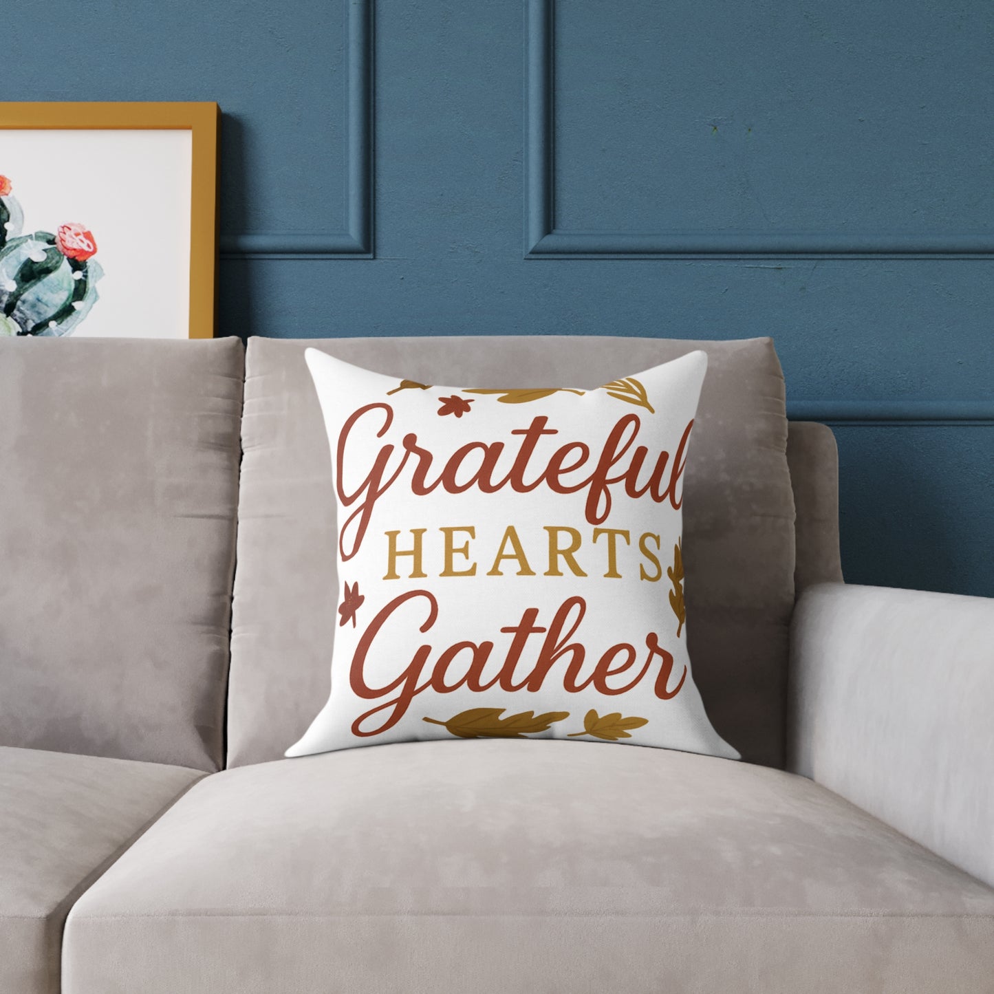 Square Poly Canvas Pillow