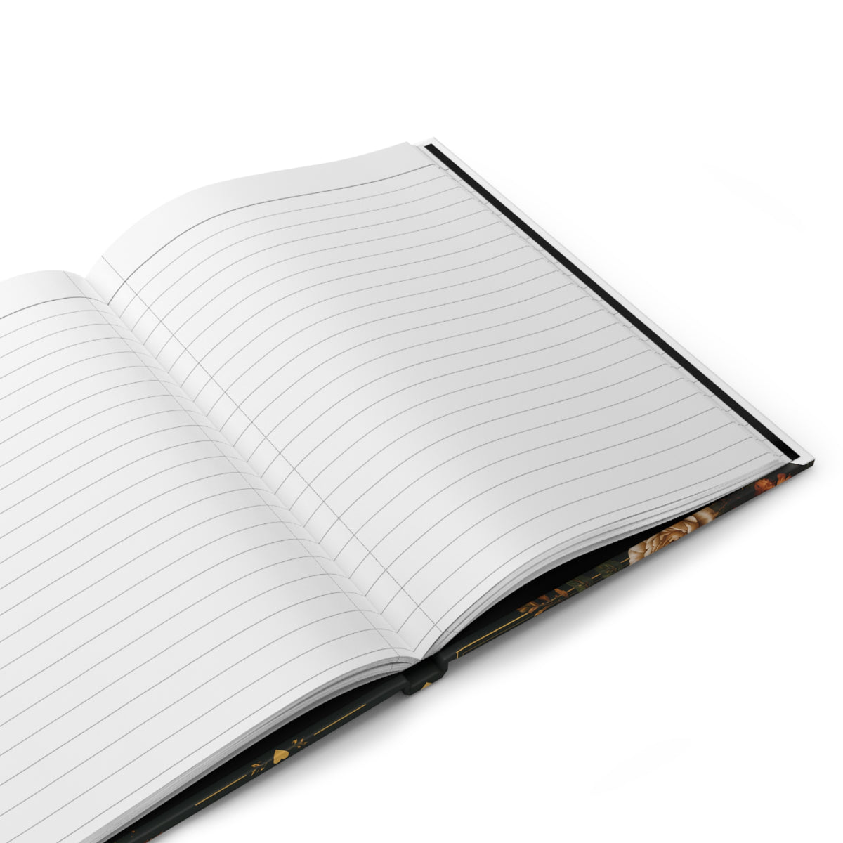 Wedding Photo Hardcover Journal — "The Cunninghams: Our Wedding Journal" (Personalized Date)
