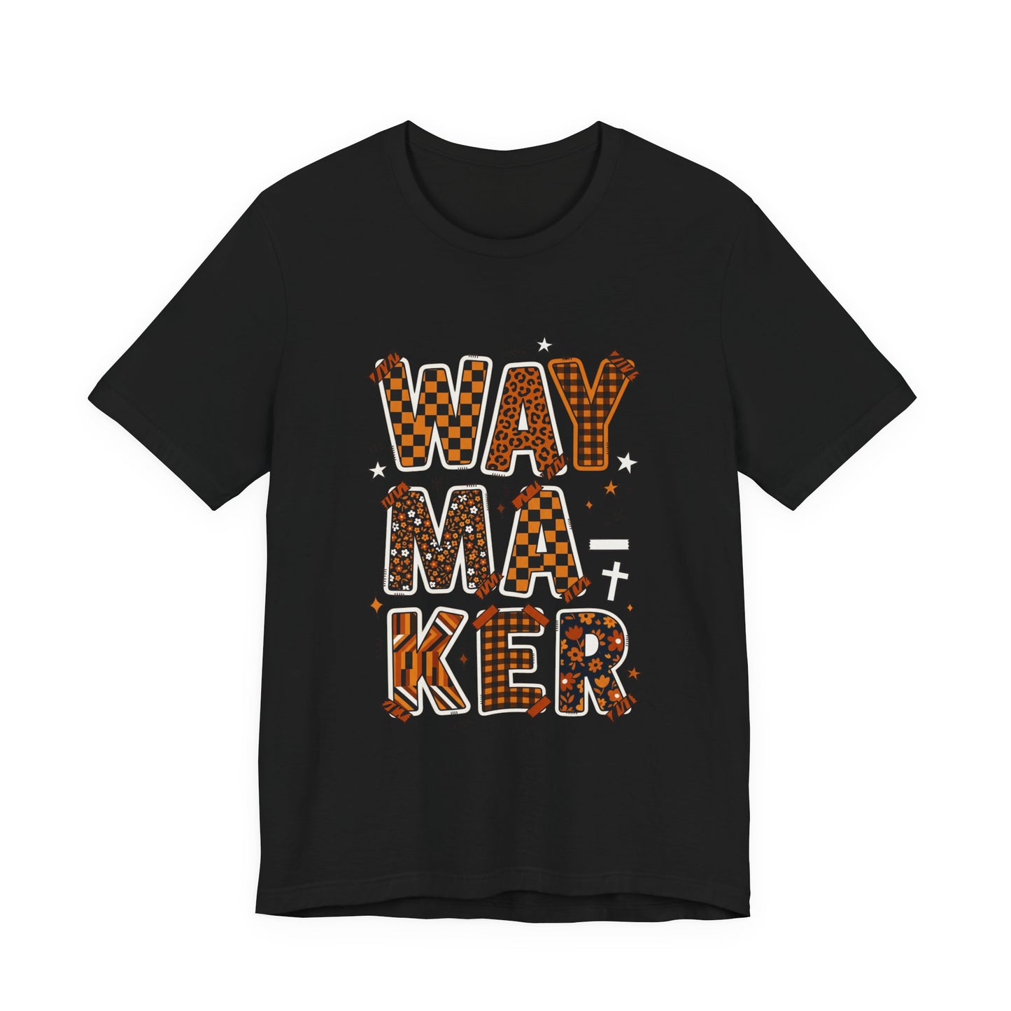 Waymaker Tee | Christian faith shirt, playful mixed-font scripture style