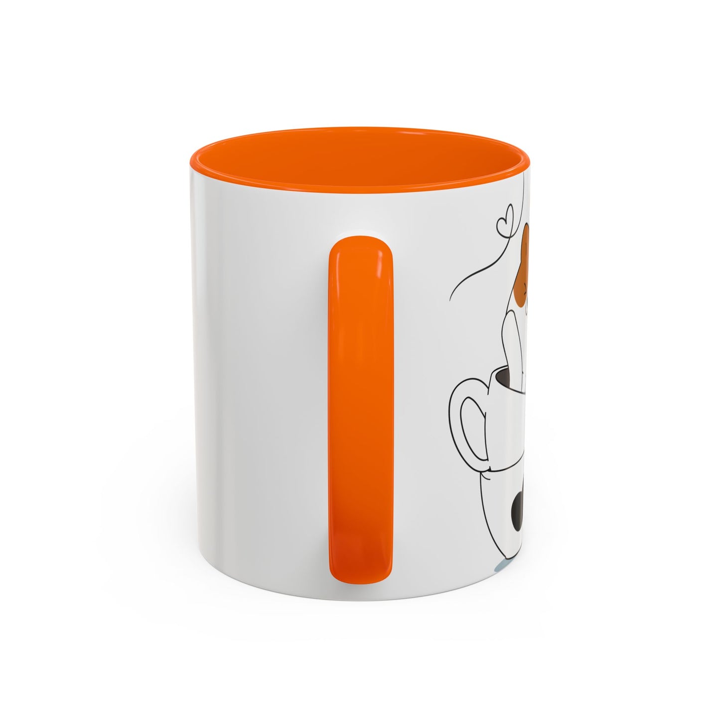 Whimsical Cat Lovers Coffee Mug | Cute Cat Decor, Gift for Pet Owners, Fun Design, Coffee Lover's Gift, Black Accent Mug