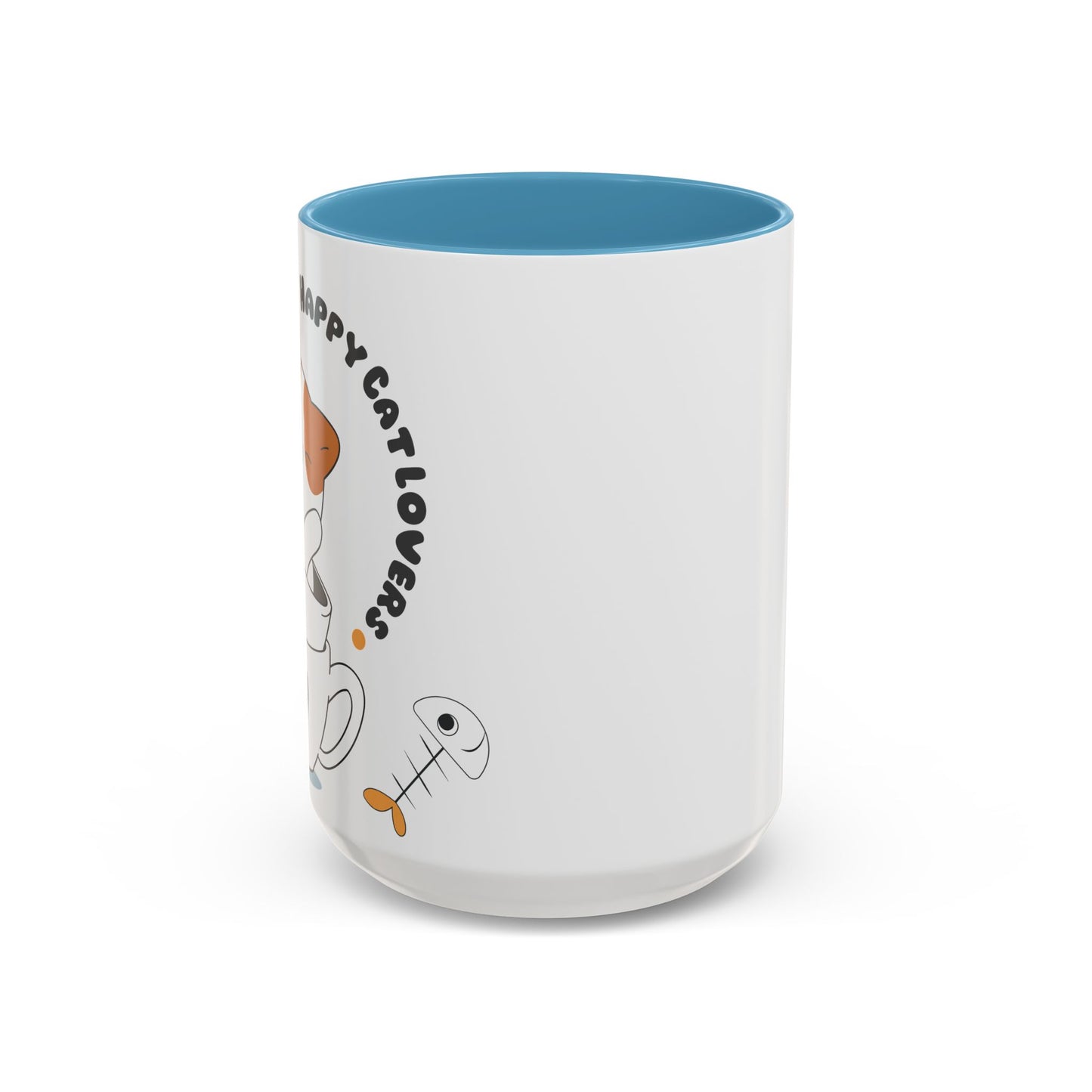 Whimsical Cat Lovers Coffee Mug | Cute Cat Decor, Gift for Pet Owners, Fun Design, Coffee Lover's Gift, Black Accent Mug