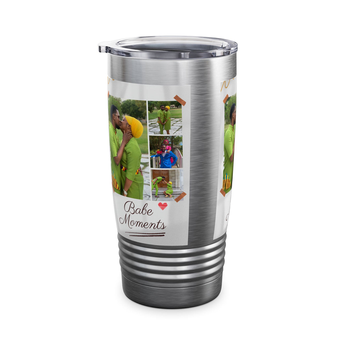 Personalized Family Photo Tumbler - 20oz Insulated Travel Mug