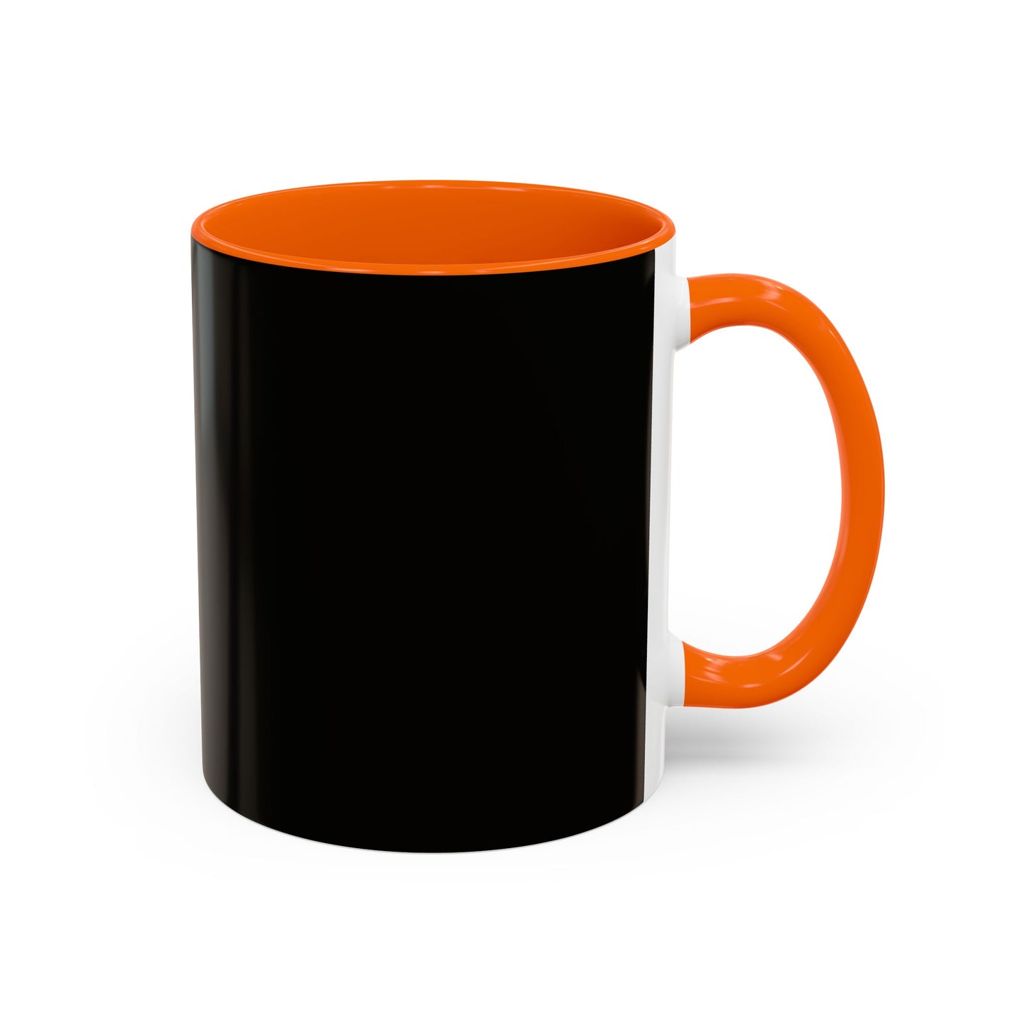 Black Accent Coffee Mug — "Abafamilystore: Faith • Family • Purpose" Gold Logo