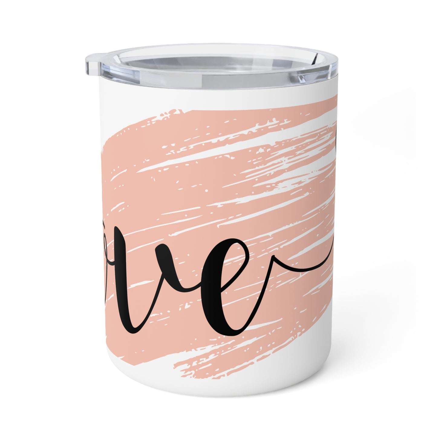 Insulated Coffee Mug with Love Design, 10oz Travel Mug, Cute Gift for Her, Coffee Lover Mug, Valentine's Day Gift, Personalized Coffee Cup