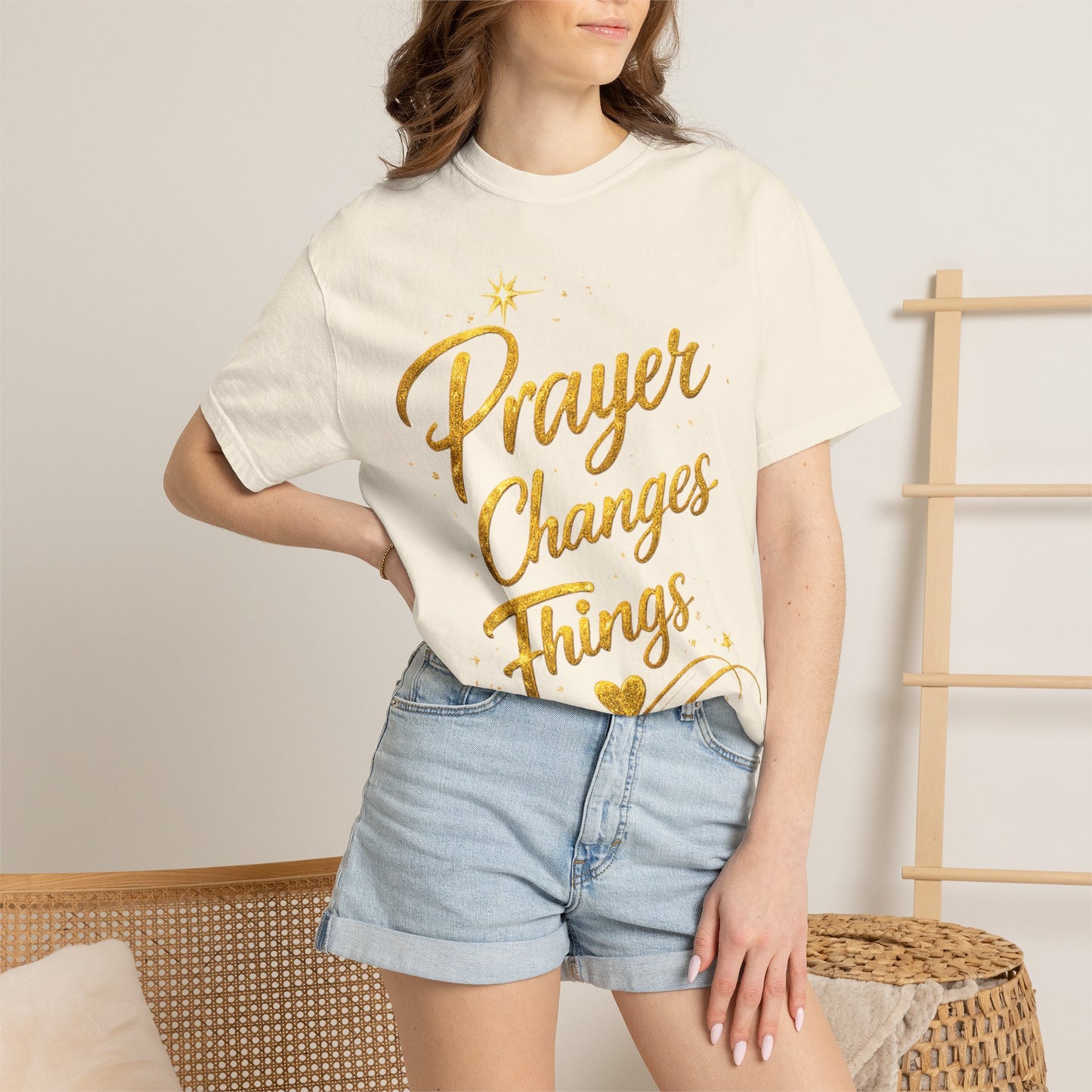 Prayer Changes Things T-Shirt — Inspirational Christian Tee