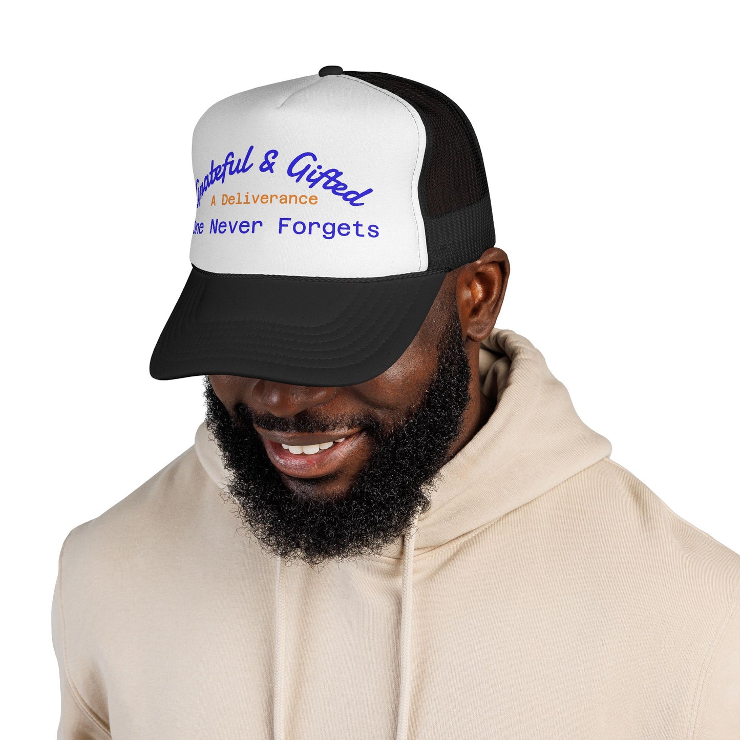 Grateful & Gifted Trucker Cap - Perfect for Gifts and Outdoor Activities