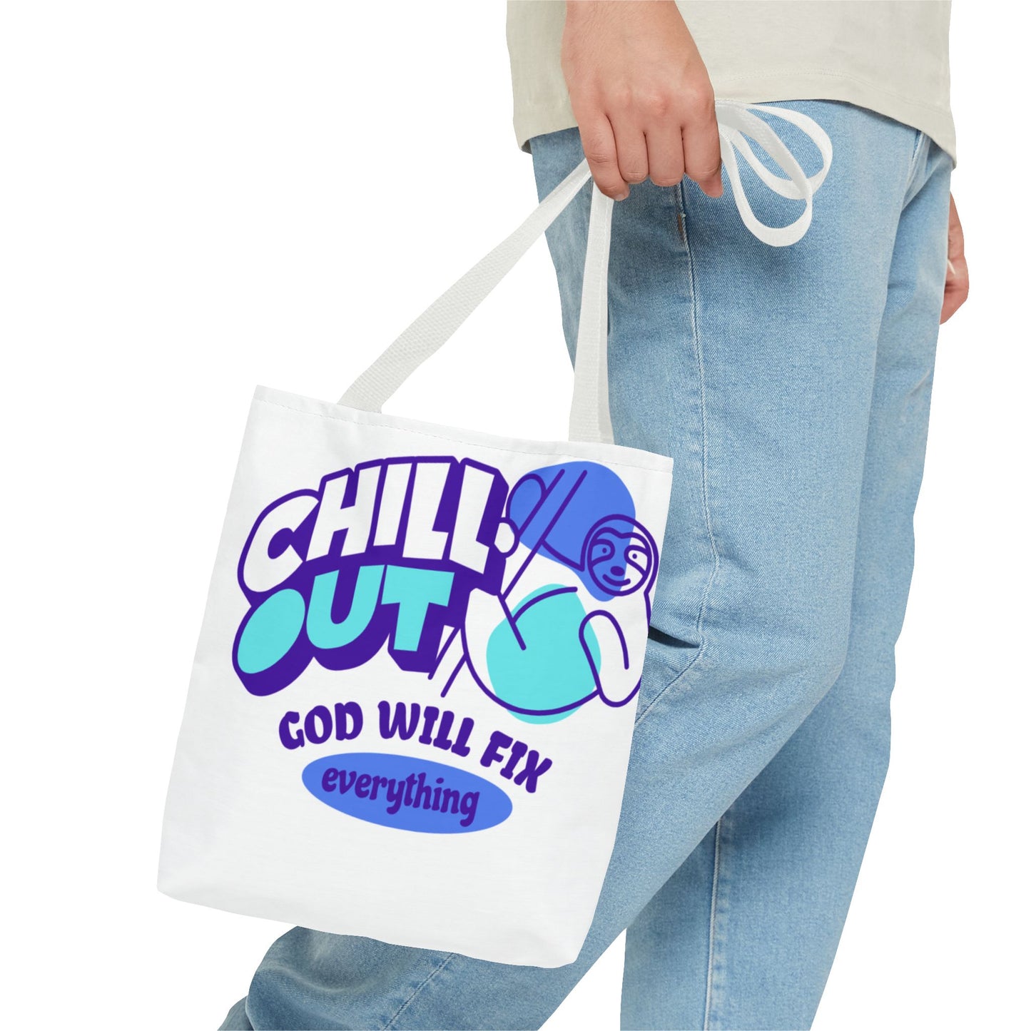 Christian Tote Bag - Chill Out God is in Control