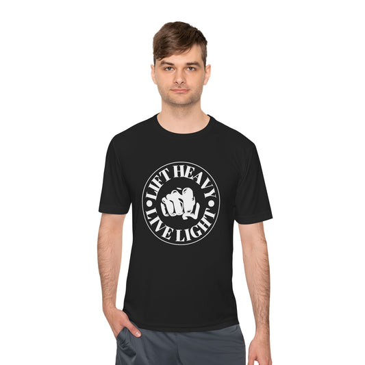 Lift Heavy Unisex Moisture Wicking Tee - Performance Fitness Shirt