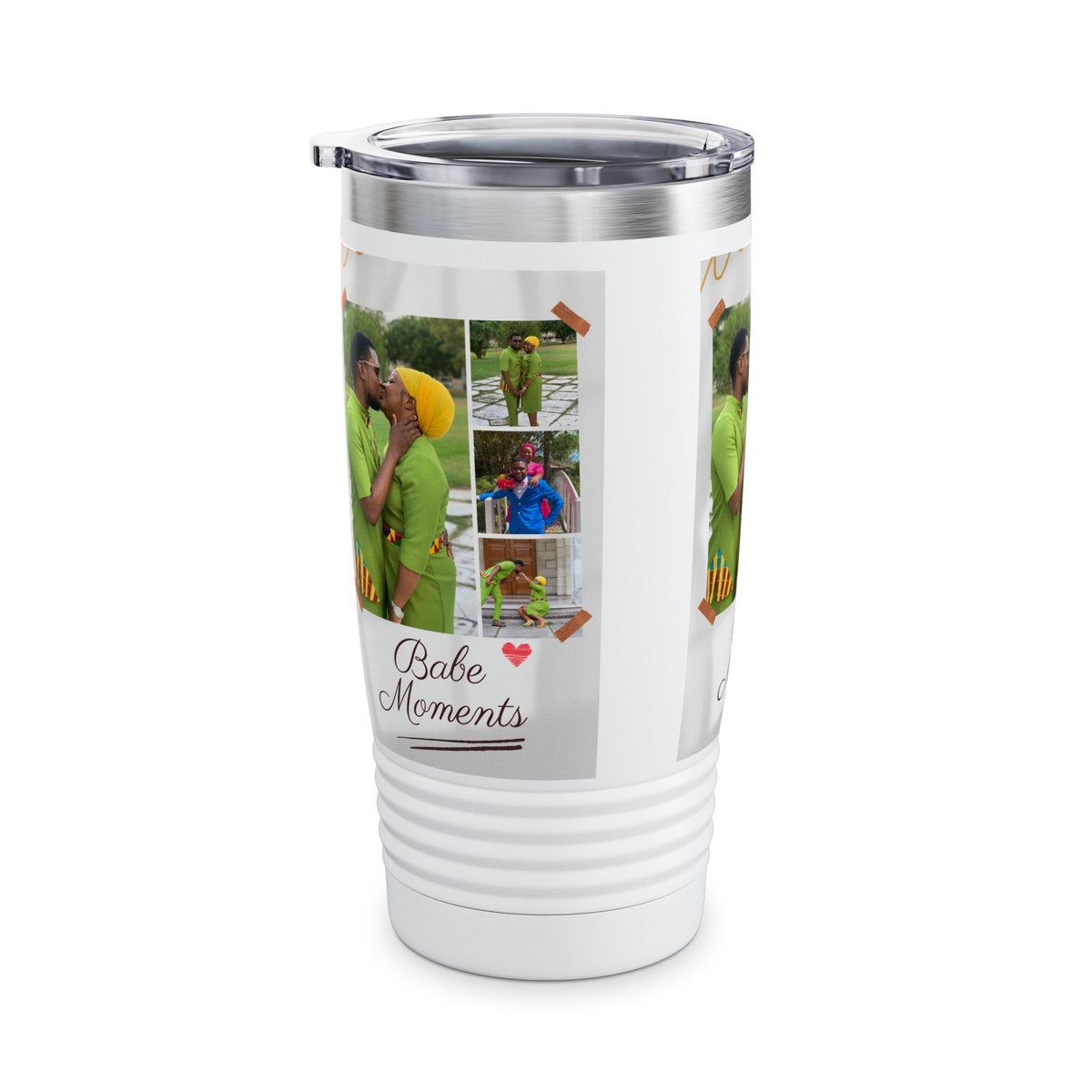 Personalized Family Photo Tumbler - 20oz Insulated Travel Mug