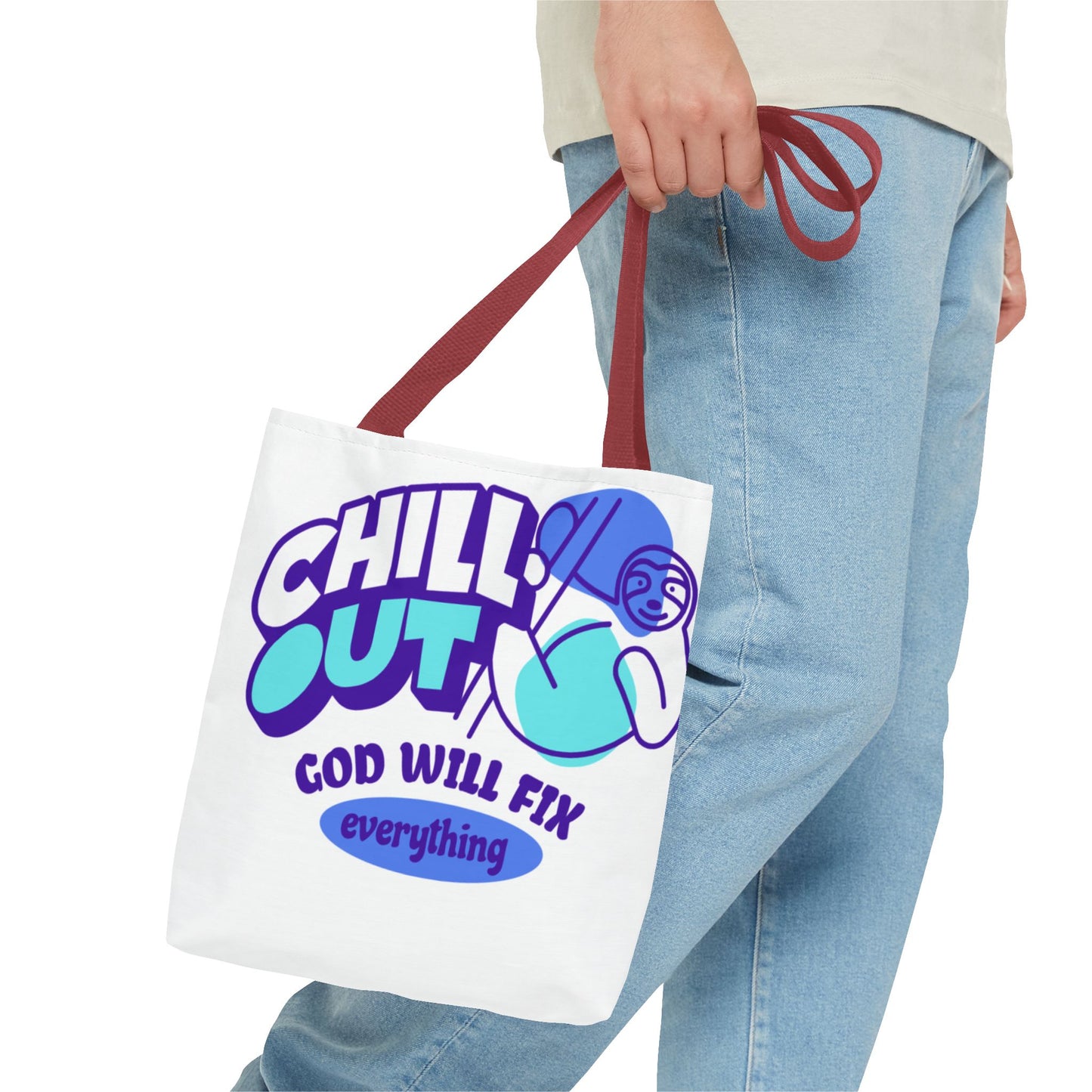 Christian Tote Bag - Chill Out God is in Control