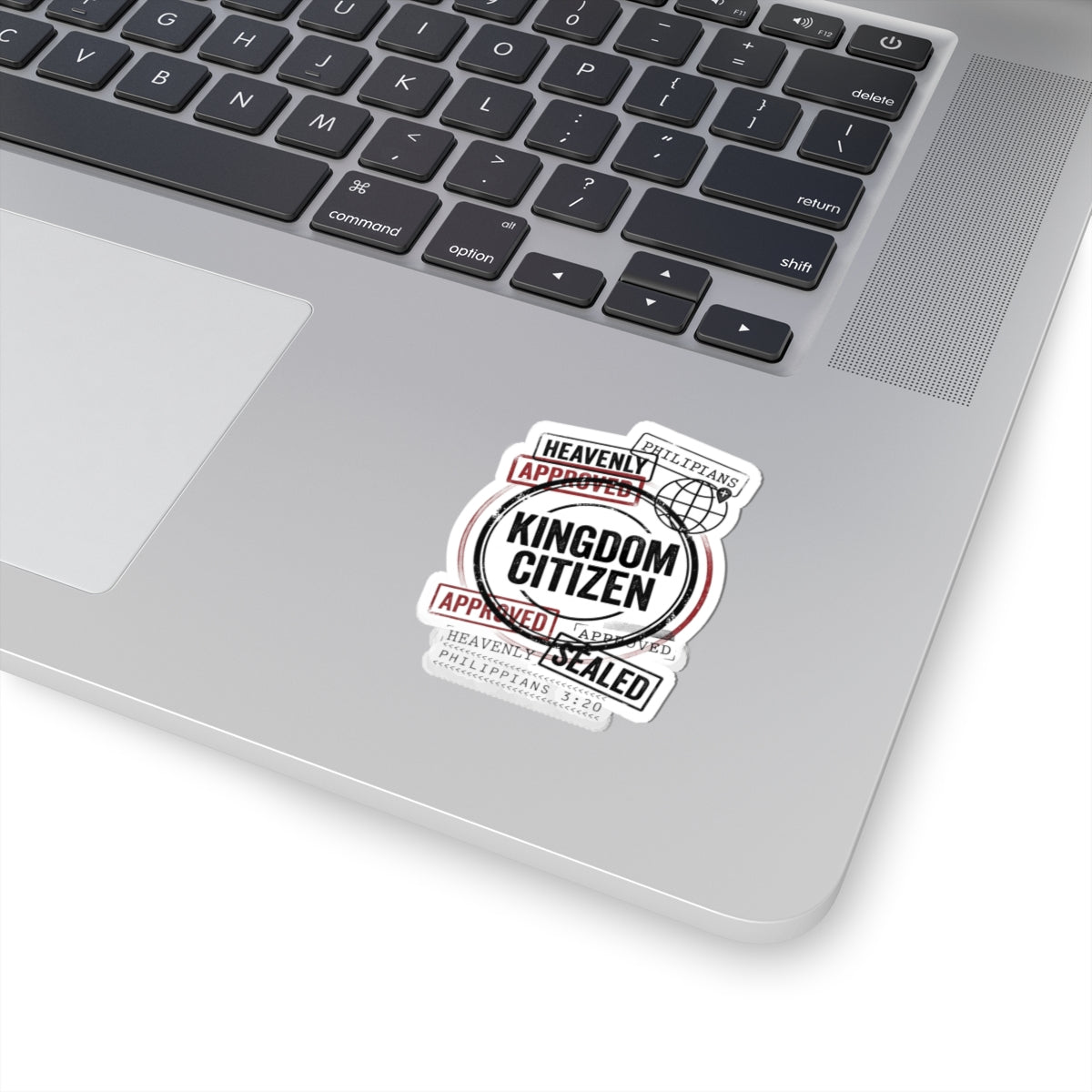 Kingdom Citizen Sticker | Christian Streetwear, Scripture Philippians 3:20