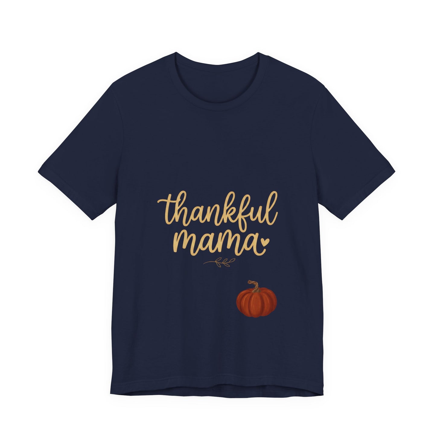 Thankful Mama Tee | Thanksgiving pumpkin, fall gratitude