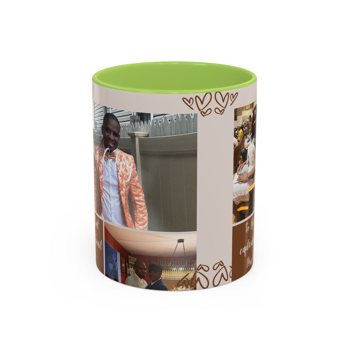 Personalized Photo Collage Coffee Mug – “To the One That Captures My Heart”