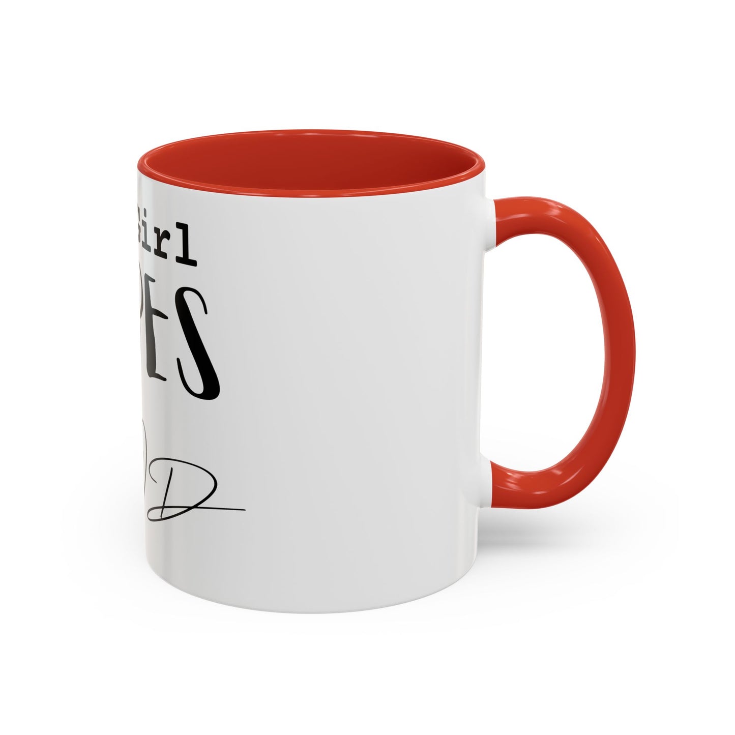 Inspirational Accent Coffee Mug - 'This Girl Hopes in God'