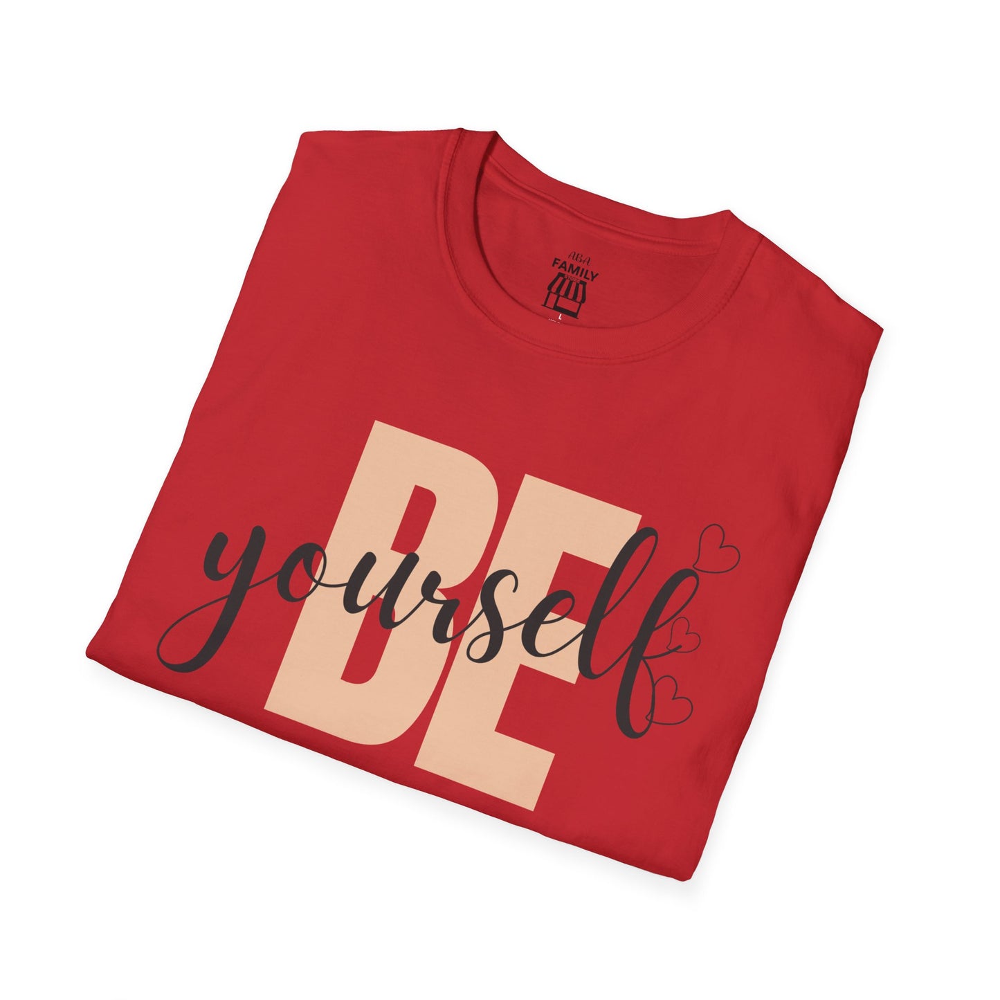 Unisex Softstyle T-Shirt with 'Be Yourself' Design - Affirmation Tee for Casual Wear, Gift for Self-Love, Everyday Comfort, [...]