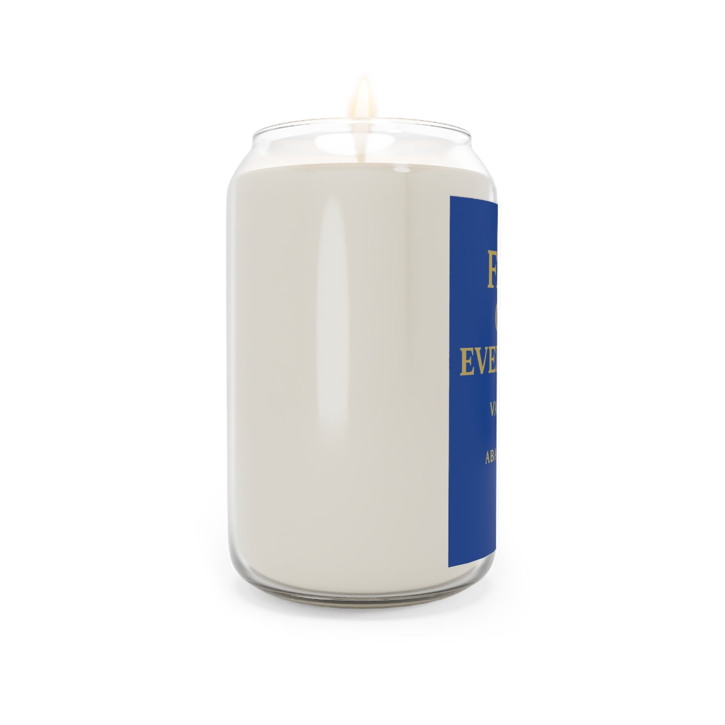 Faith Over Everything Vanilla Bean Soy Candle — 13.75oz Inspirational Scented Candle