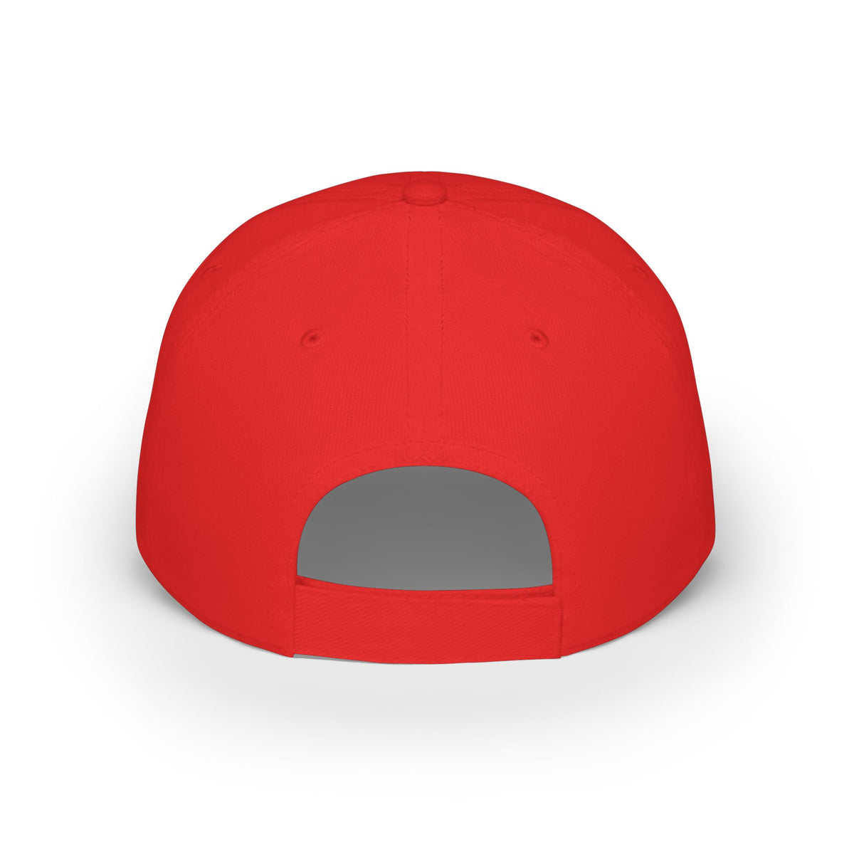 Baseball Cap — "Grateful & Gifted" Embroidered Red Low-Profile Hat