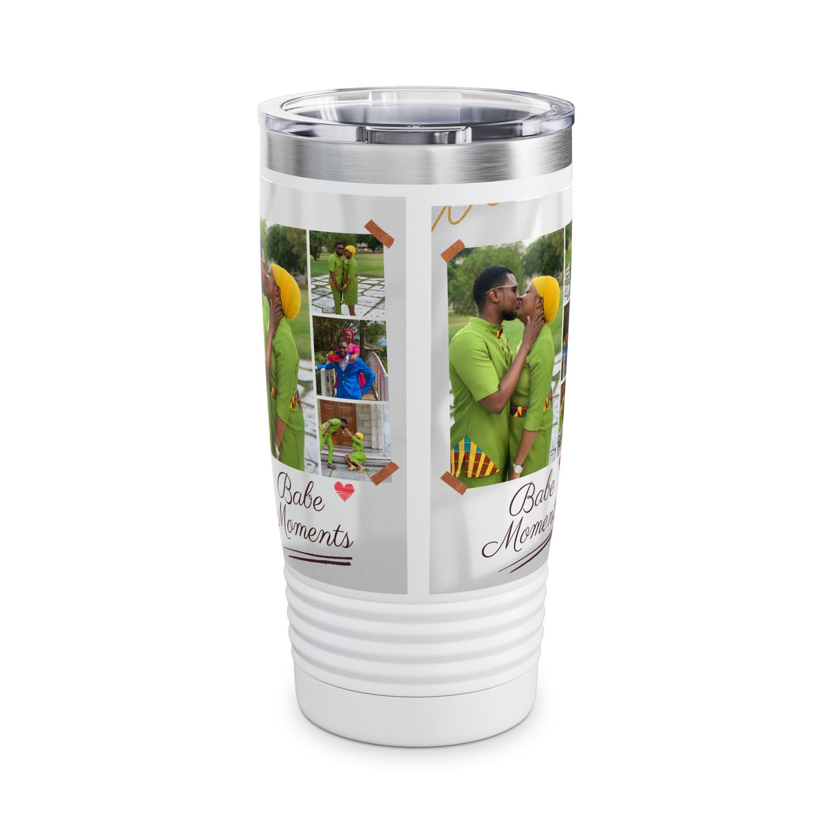 Personalized Family Photo Tumbler - 20oz Insulated Travel Mug