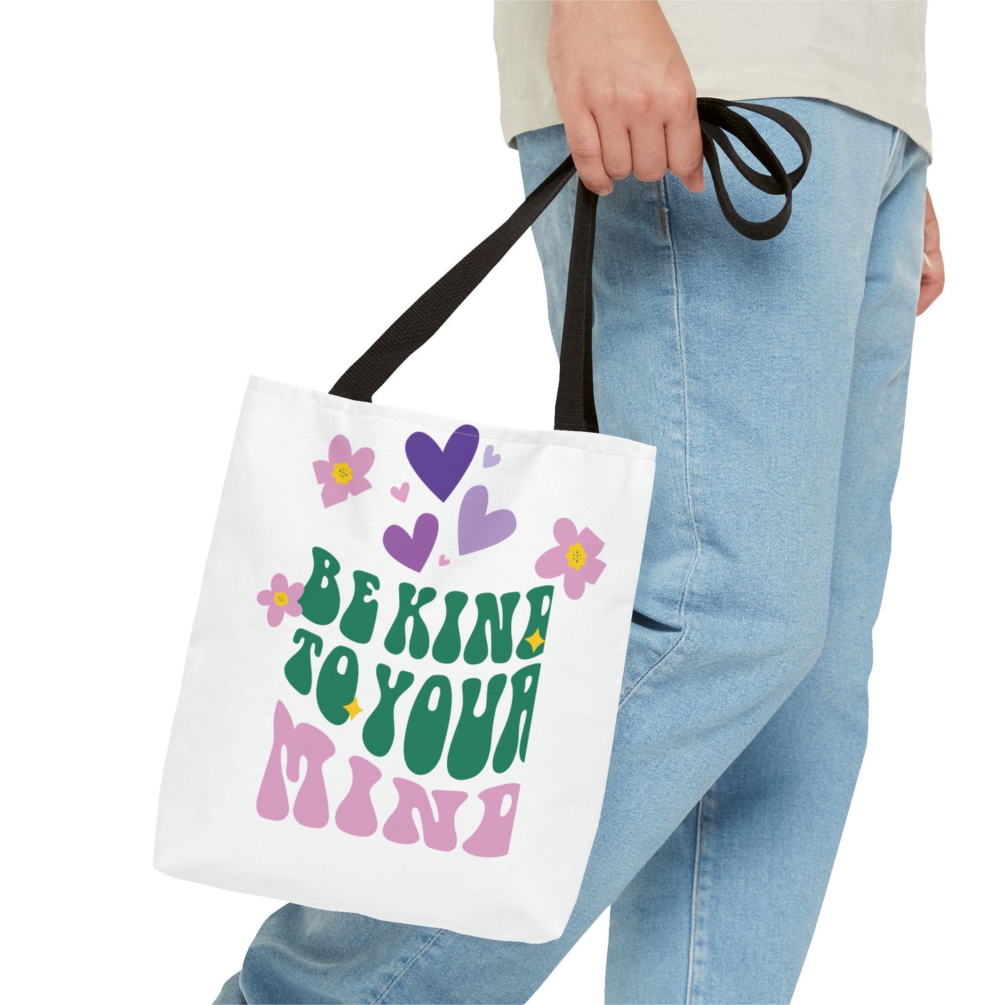 Be Kind To Your Mind Tote Bag, Mental Health Tote Bag, Motivational Gifts, Inspirational Tote Bag, Awareness Tote Bag