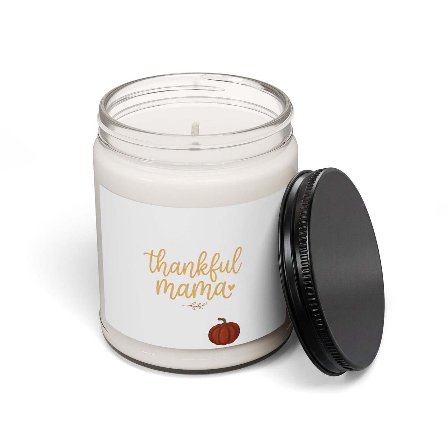Thankful Mama Candle | Thanksgiving soy candle, pumpkin harvest scent