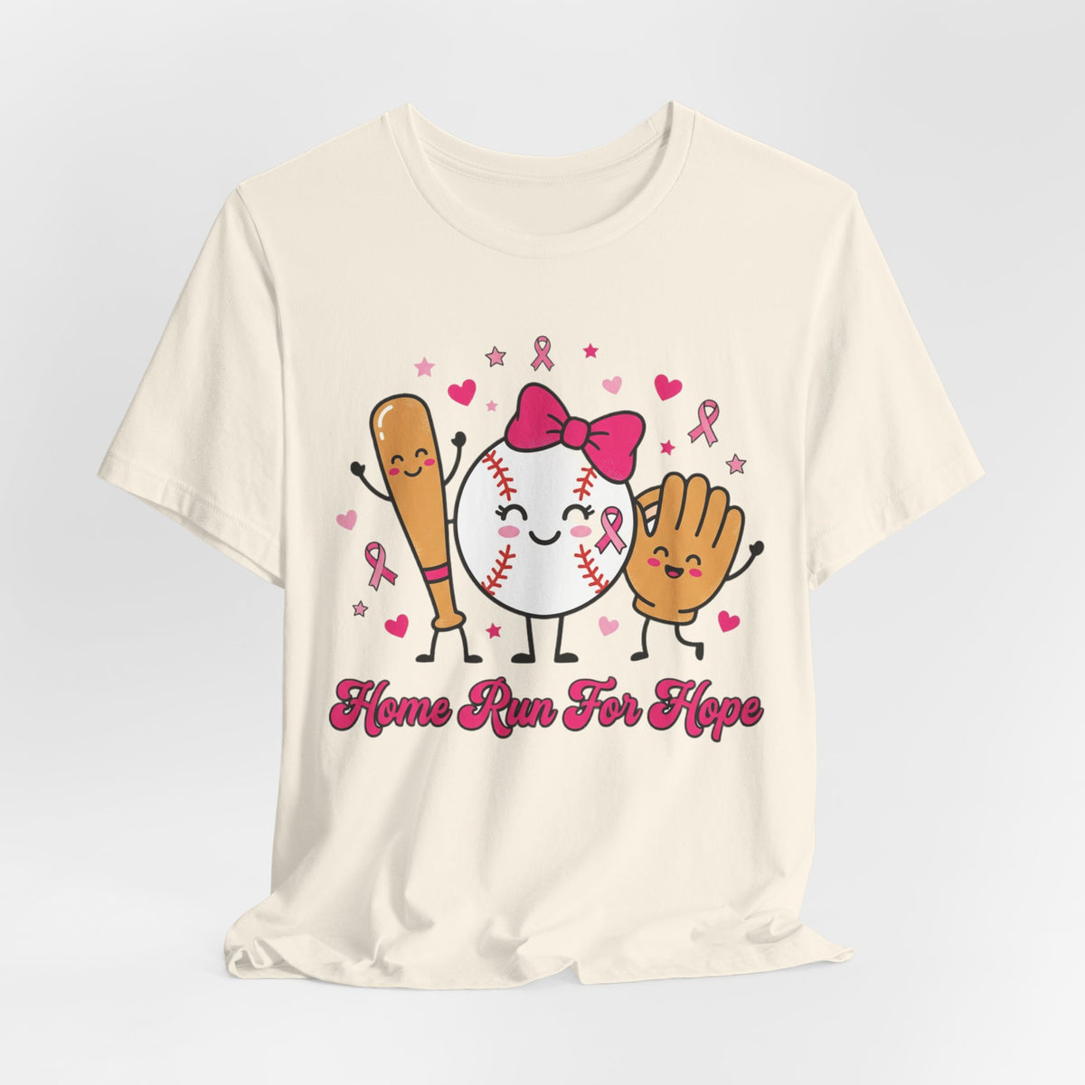 Hope & Strength Ribbon Tee | Breast Cancer Awareness, Pink Ribbon