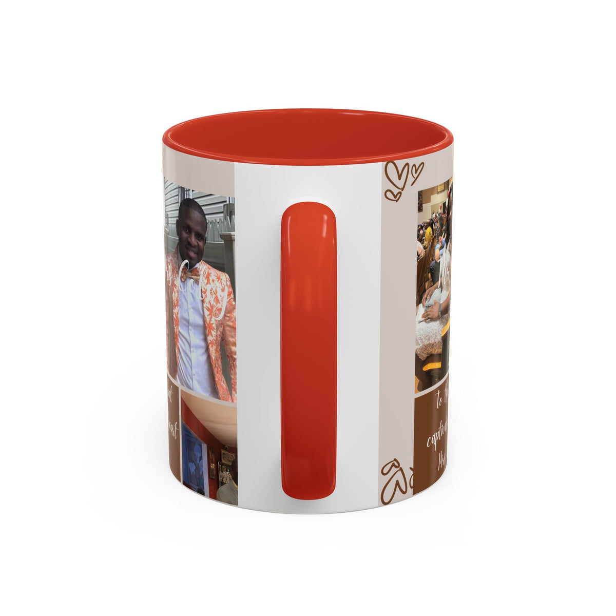 Personalized Photo Collage Coffee Mug – “To the One That Captures My Heart”