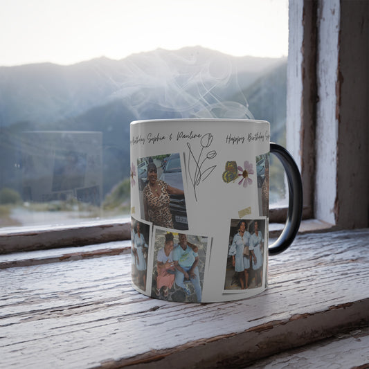 Personalized Color Morphing Mug - Custom Photo Holiday Gift