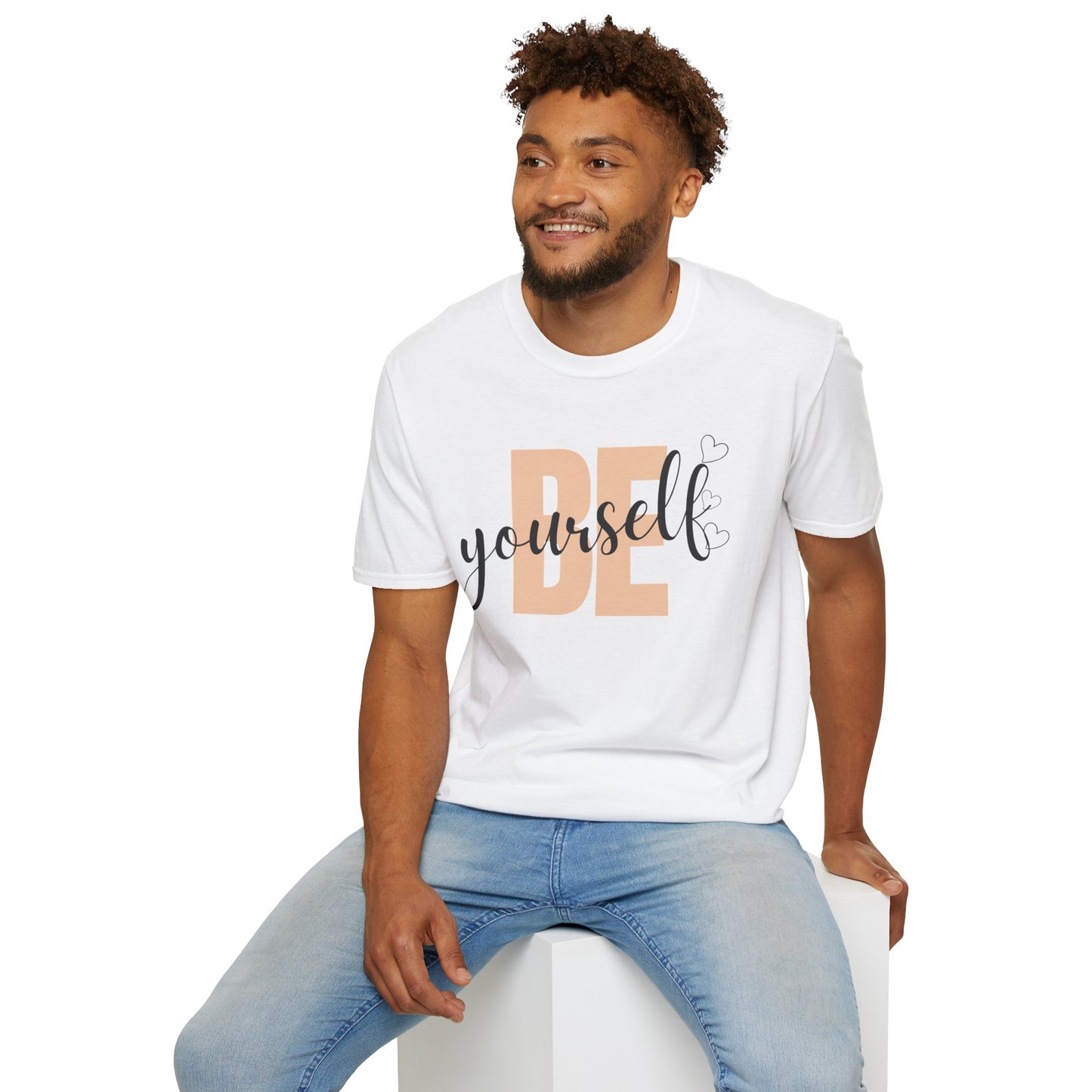 Unisex Softstyle T-Shirt with 'Be Yourself' Design - Affirmation Tee for Casual Wear, Gift for Self-Love, Everyday Comfort, [...]