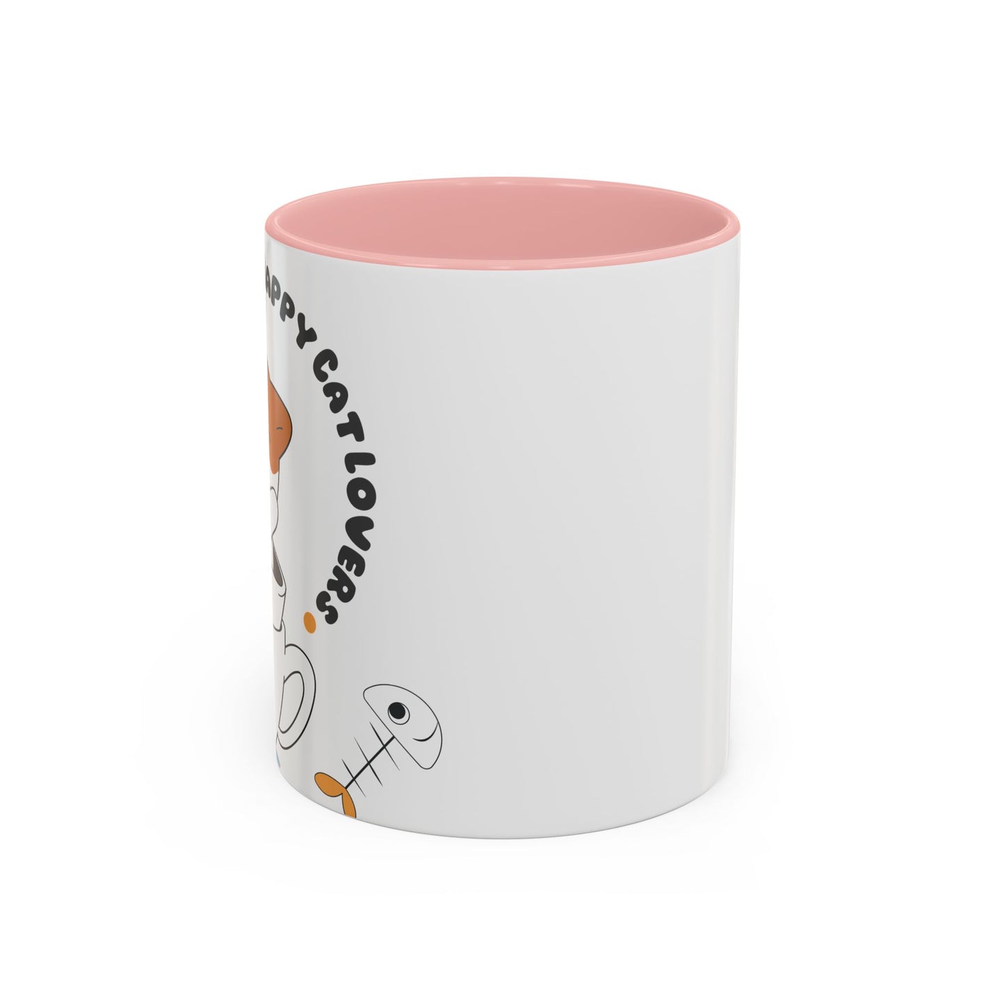 Whimsical Cat Lovers Coffee Mug | Cute Cat Decor, Gift for Pet Owners, Fun Design, Coffee Lover's Gift, Black Accent Mug
