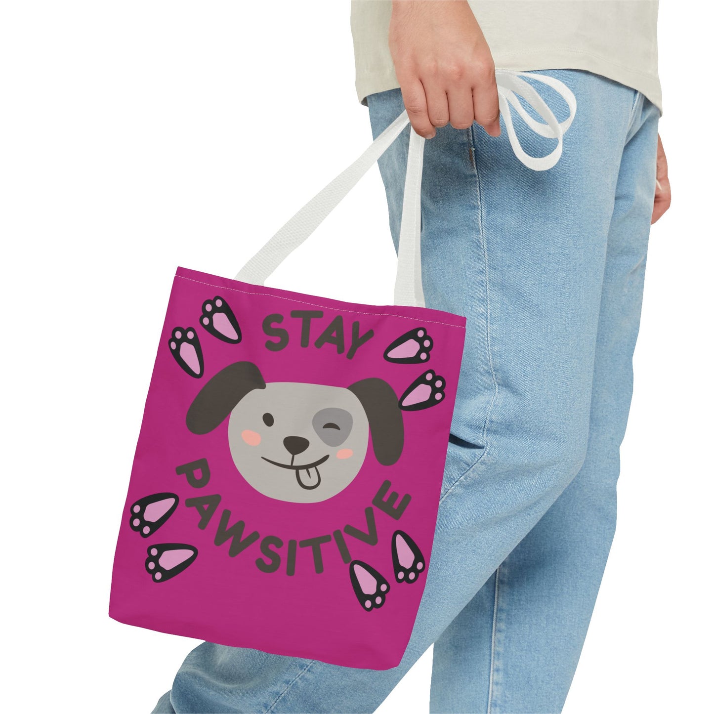 Pawsitive Tote Bag (AOP)