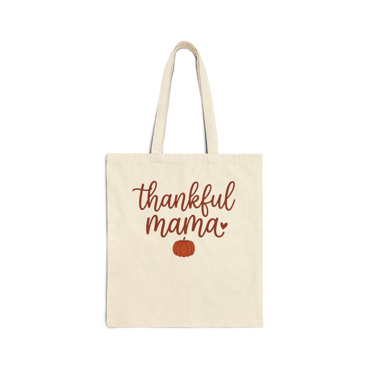 Thankful Mama tote bag | Thanksgiving pumpkin, fall harvest