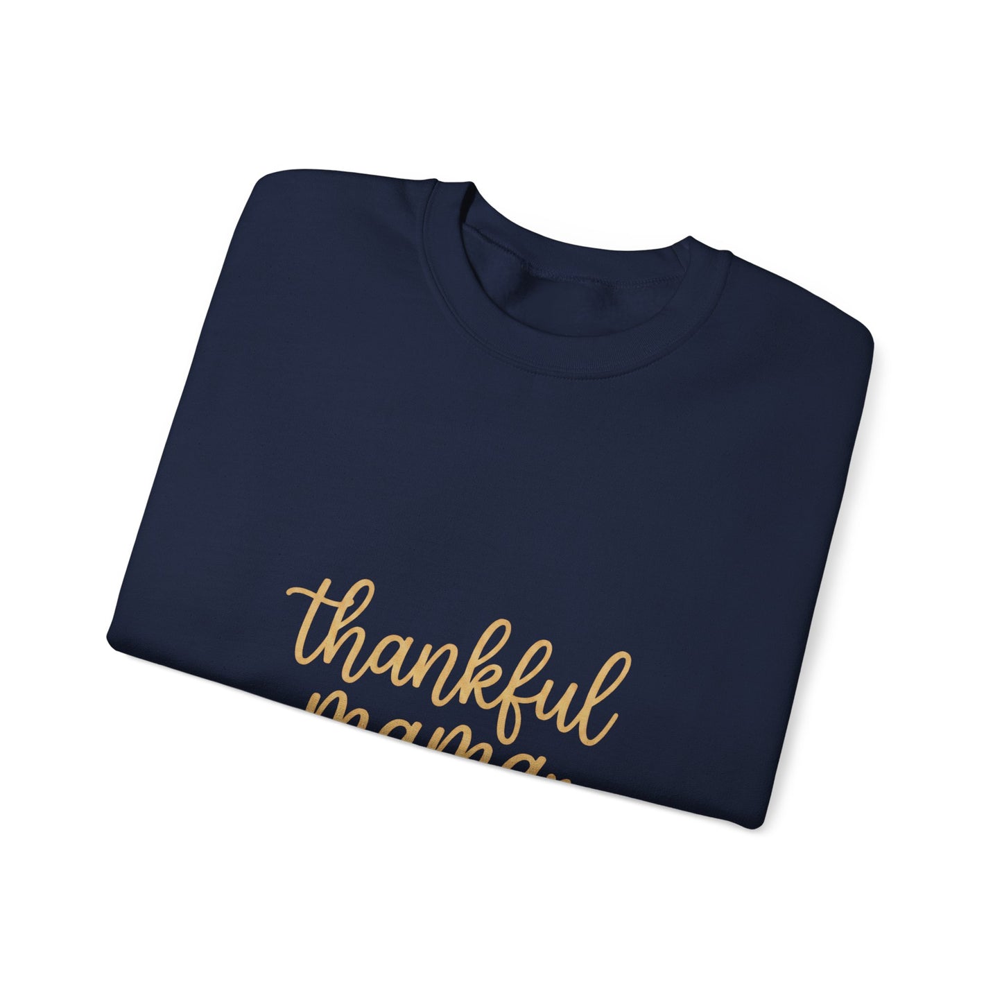 Thankful Mama sweatshirt | Thanksgiving pumpkin, fall foliage casual