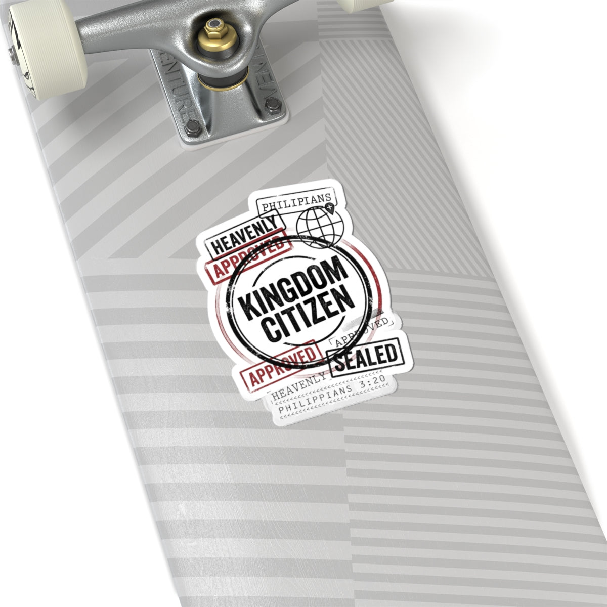 Kingdom Citizen Sticker | Christian Streetwear, Scripture Philippians 3:20