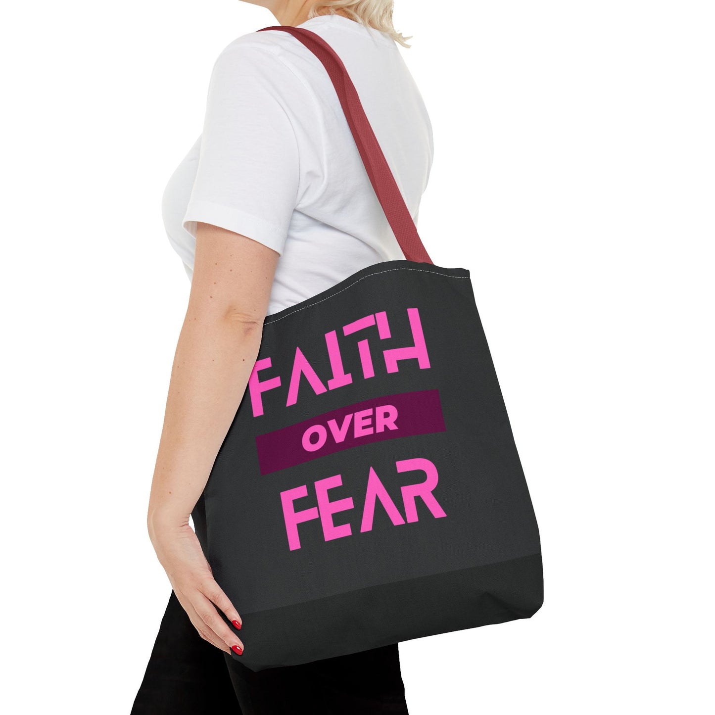 Faith over Fear Tote Bag