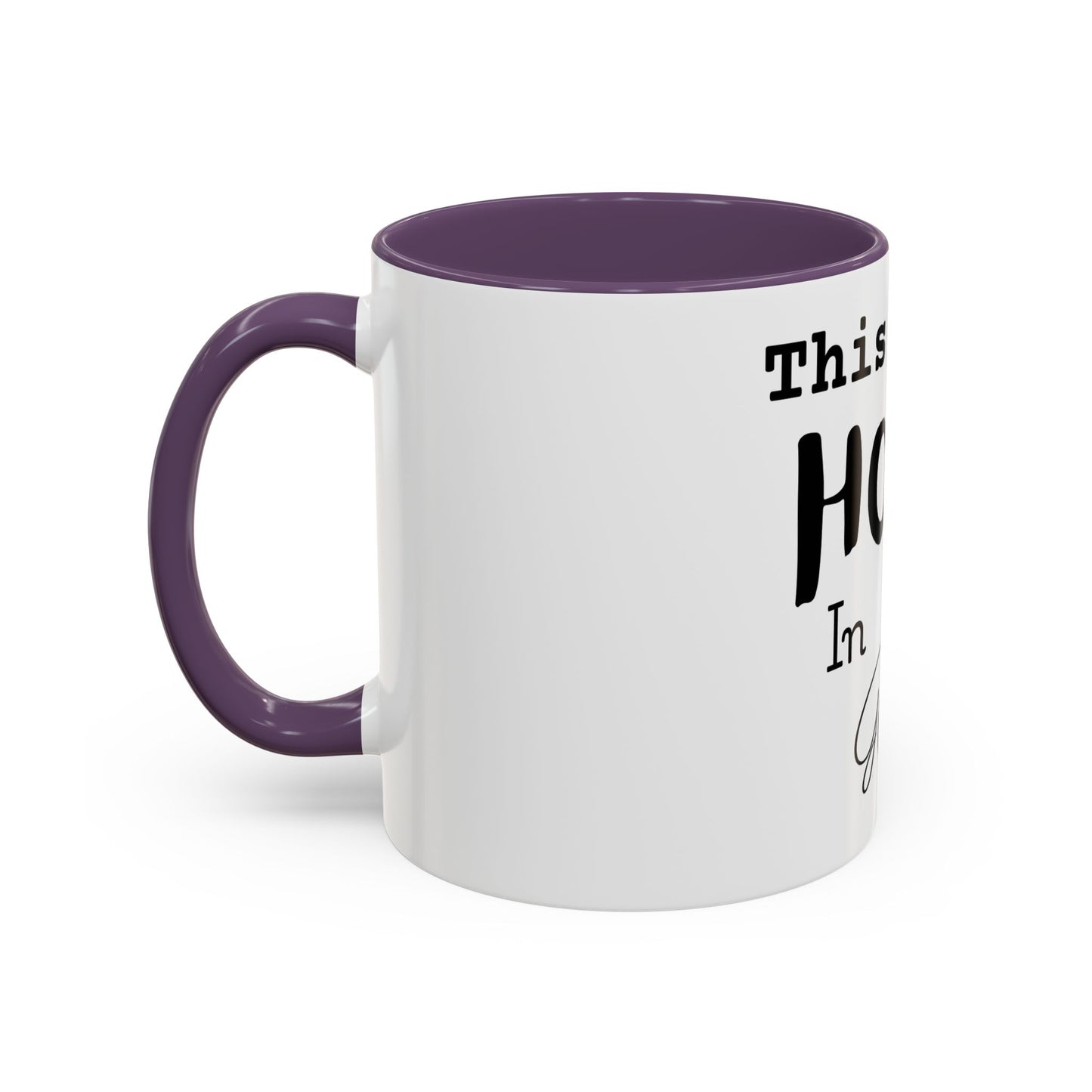 Inspirational Accent Coffee Mug - 'This Girl Hopes in God'