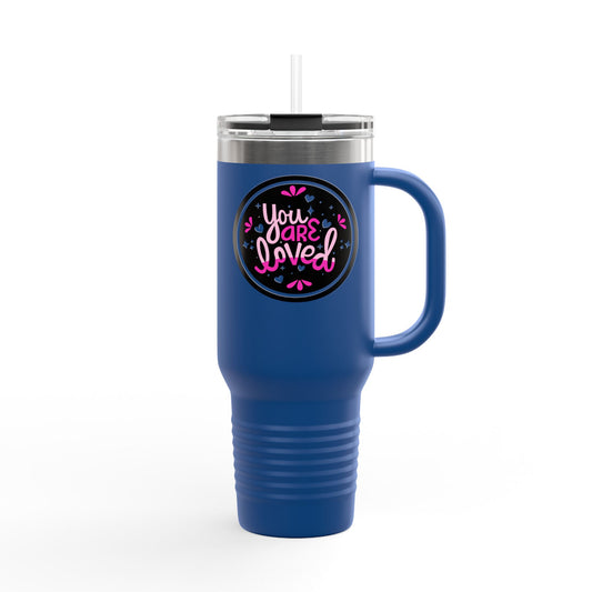 40oz Insulated Travel Mug, Motivational Drinkware for Students and Travelers, Personalized