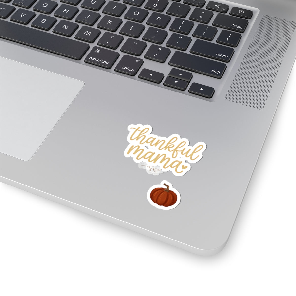 Thankful Mama Pumpkin Sticker | Thanksgiving Fall Sticker, Harvest Script
