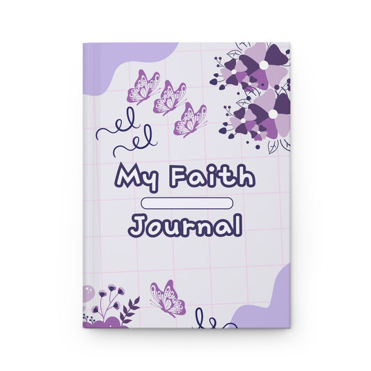 My Faith Journal - Hardcover Journal in Purple Floral Design, Inspirational Gift for Students, Writers, & Faith Lovers, Prayer [...]