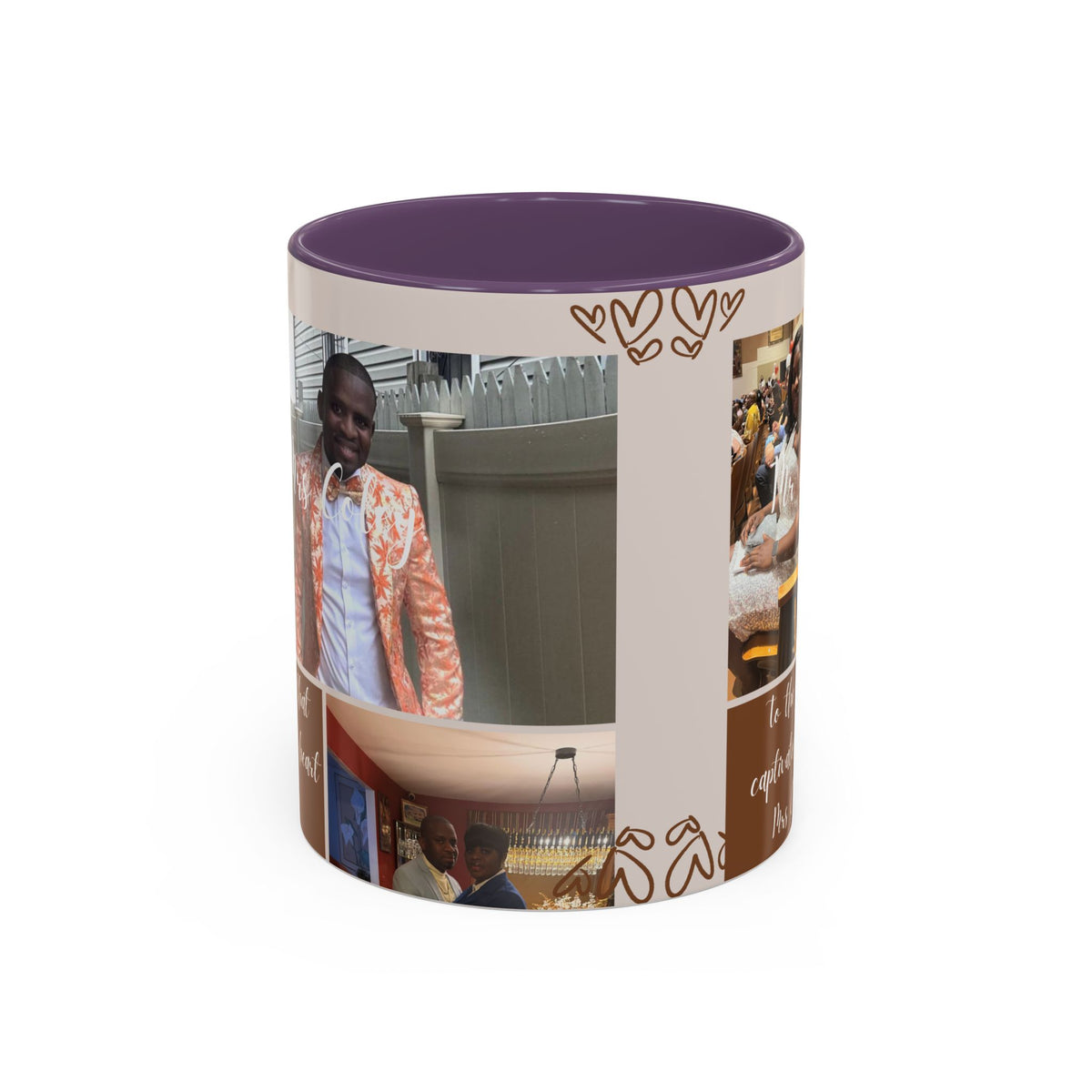 Personalized Photo Collage Coffee Mug – “To the One That Captures My Heart”