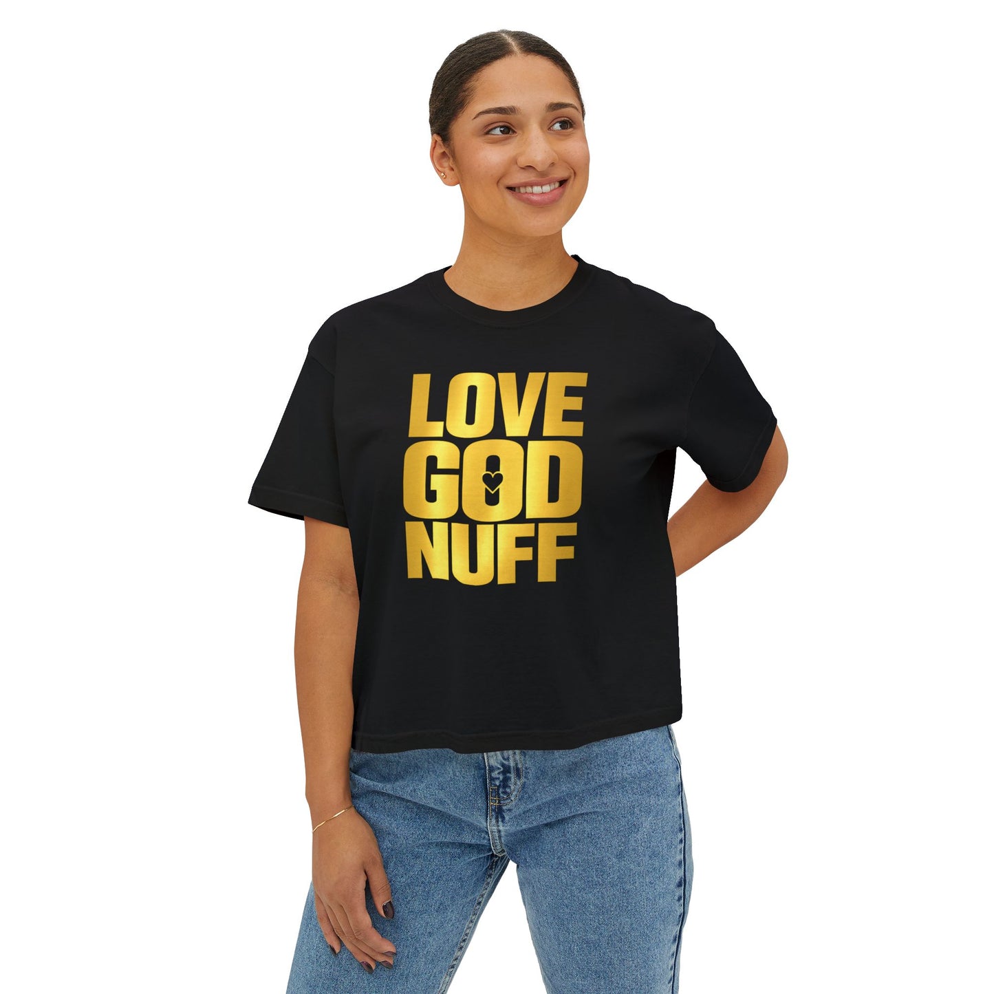 Love God Nuff Boxy Tee
