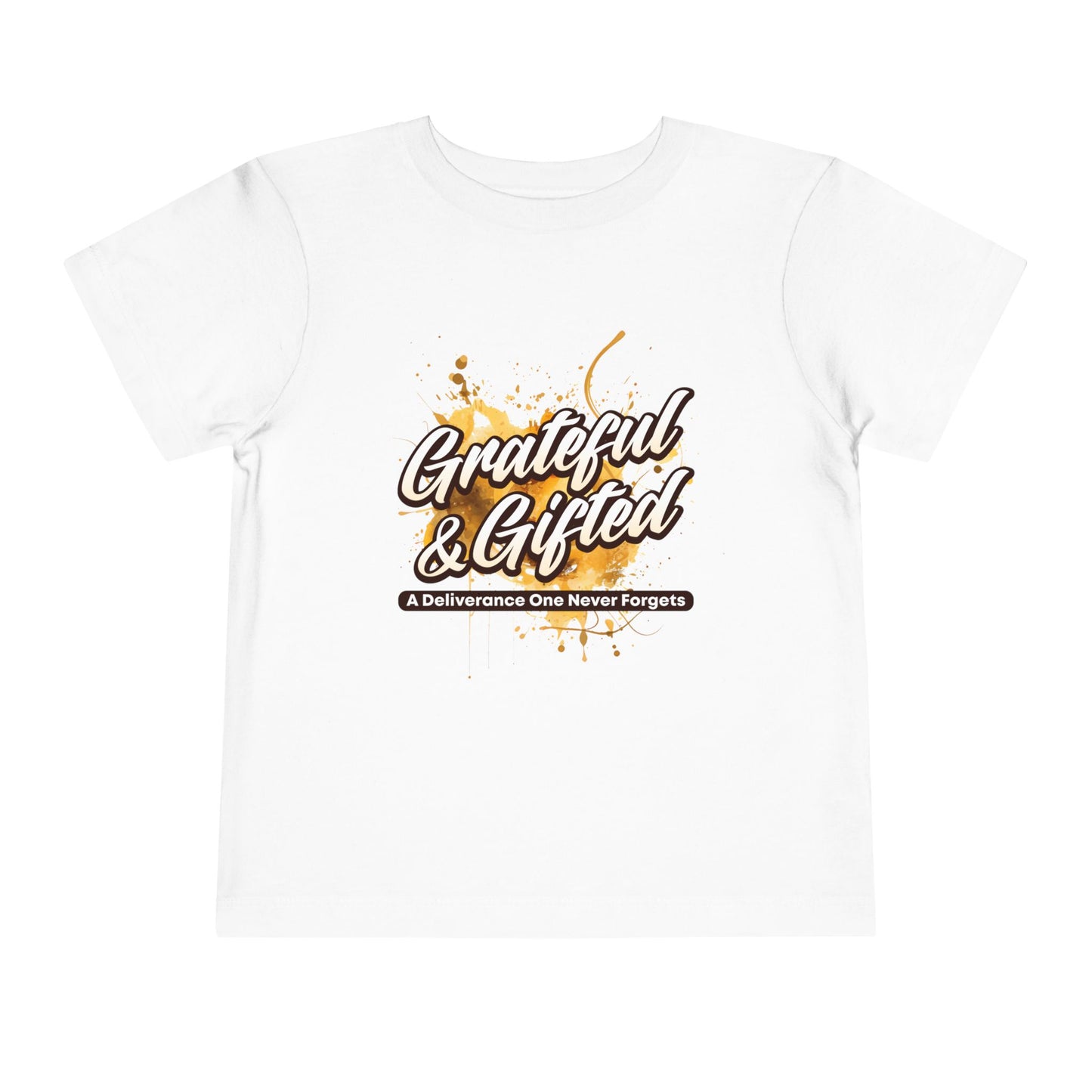 Grateful & Gifted Toddler Tee — Inspirational Kids Shirt