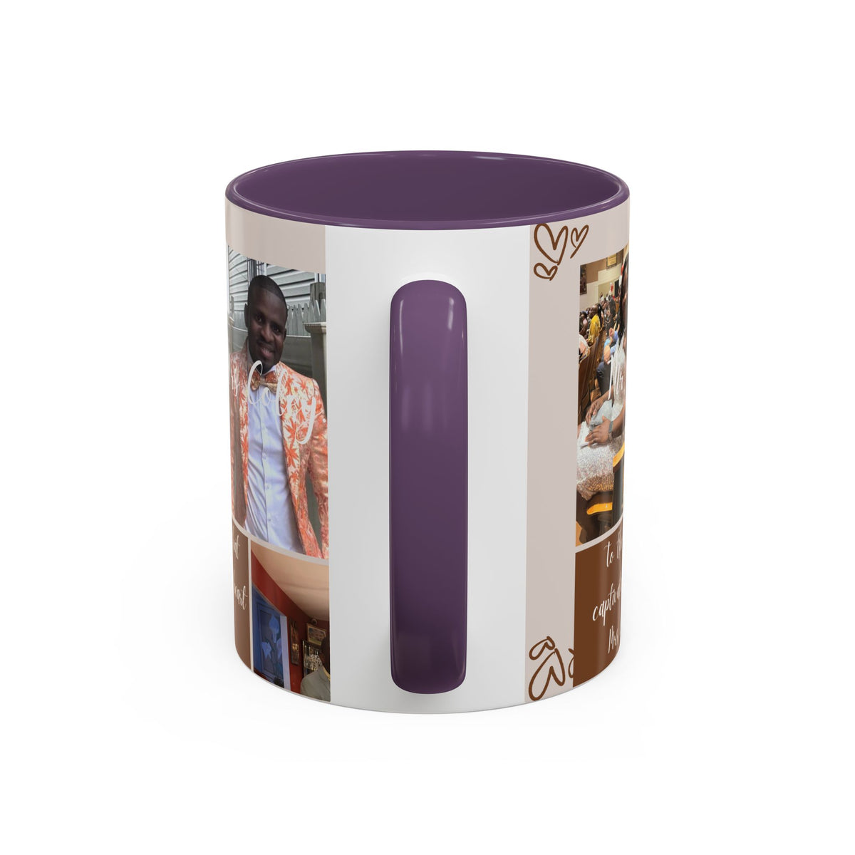 Personalized Photo Collage Coffee Mug – “To the One That Captures My Heart”