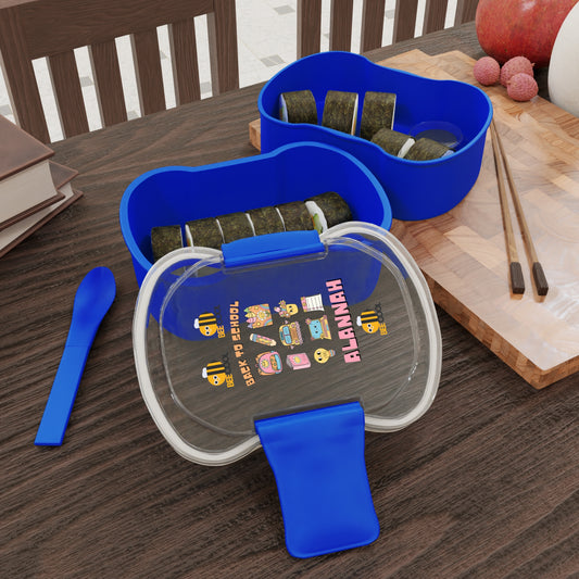 Two-Tier Bento Box for Kids, Fun Lunch Container, Back to School Snack Box, Personalized Lunchbox, Cute Meal Prep Holder