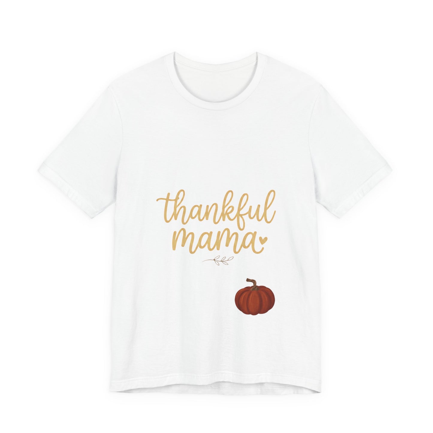 Thankful Mama Tee | Thanksgiving pumpkin, fall gratitude